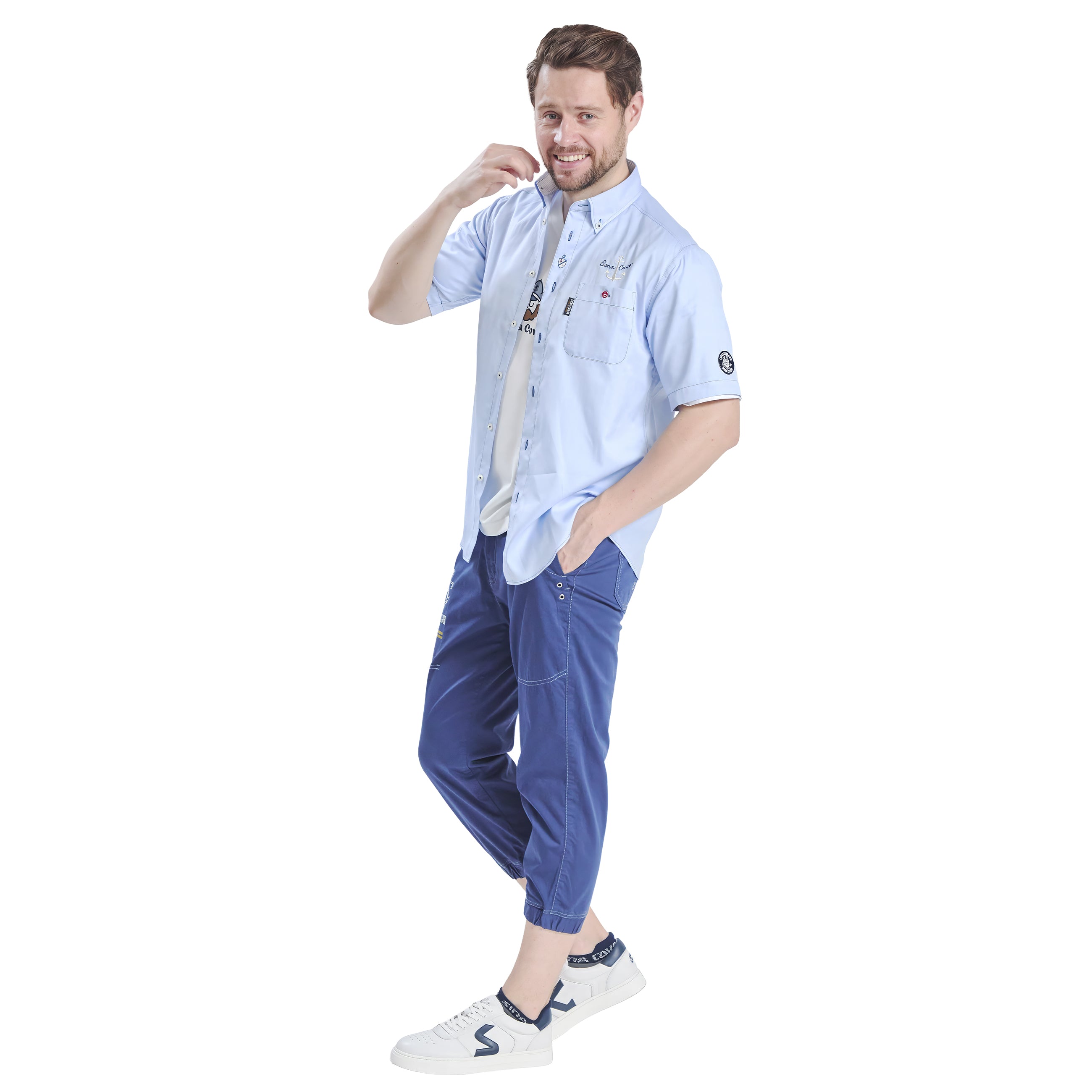 Short-Sleeved Button-Down Shirt 26114510