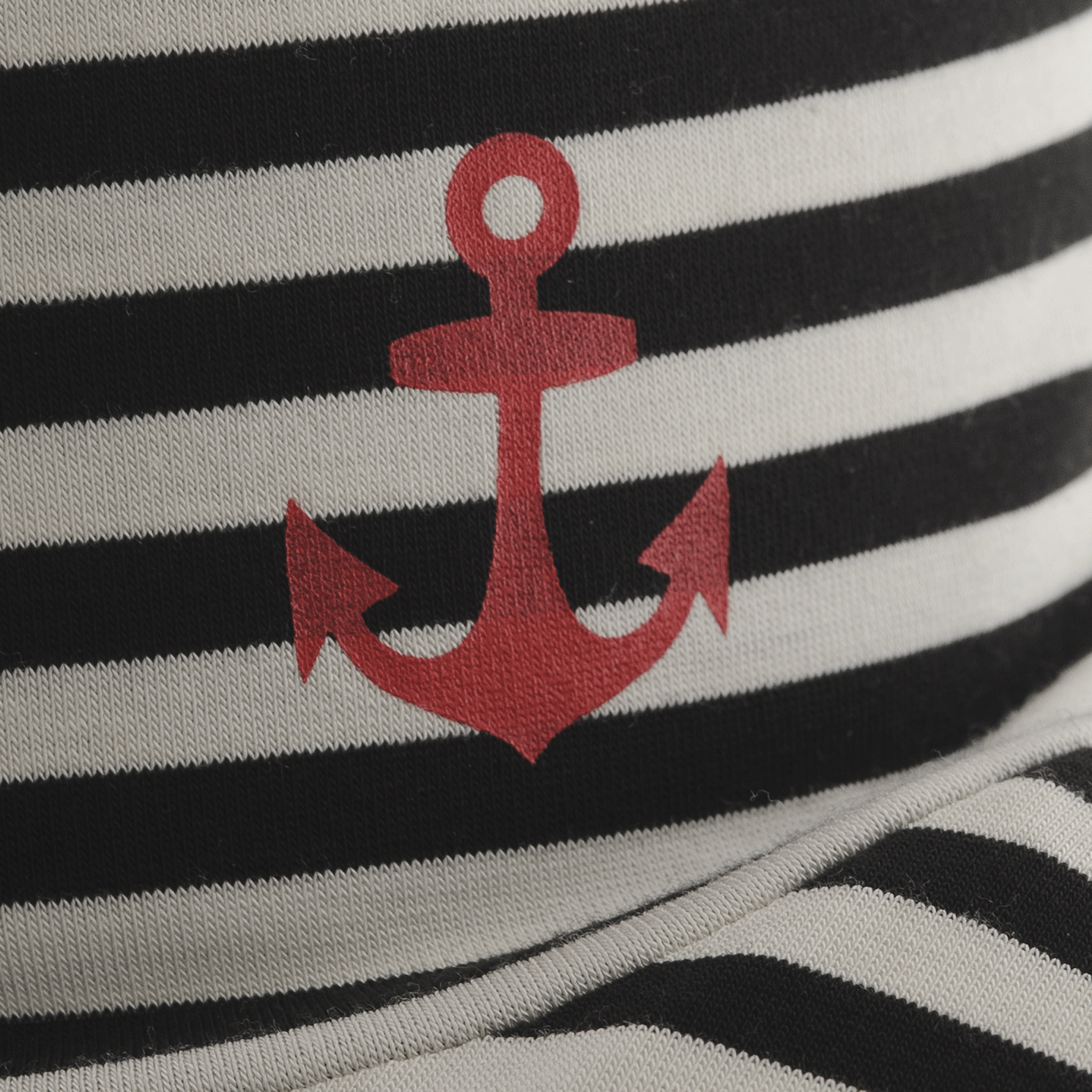 ボーダー柄 タートルネック長袖Tシャツ ユニセックス(男女兼用) 23250020