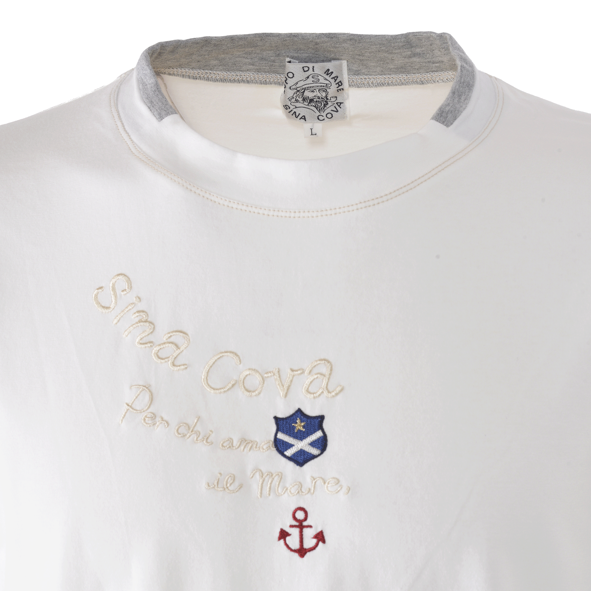 モックネック長袖Tシャツ ユニセックス(男女兼用) 24110010