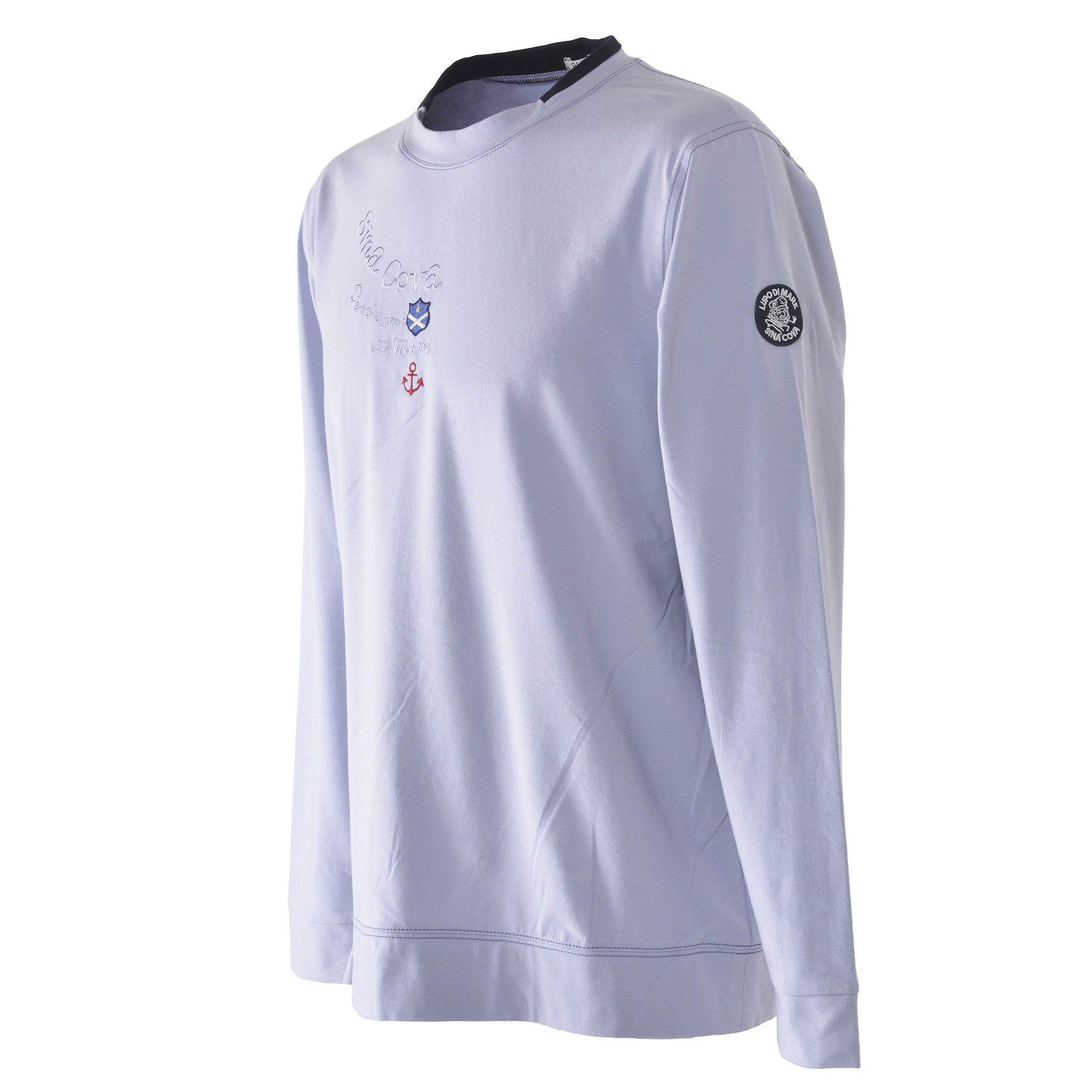 モックネック長袖Tシャツ ユニセックス(男女兼用) 24110010