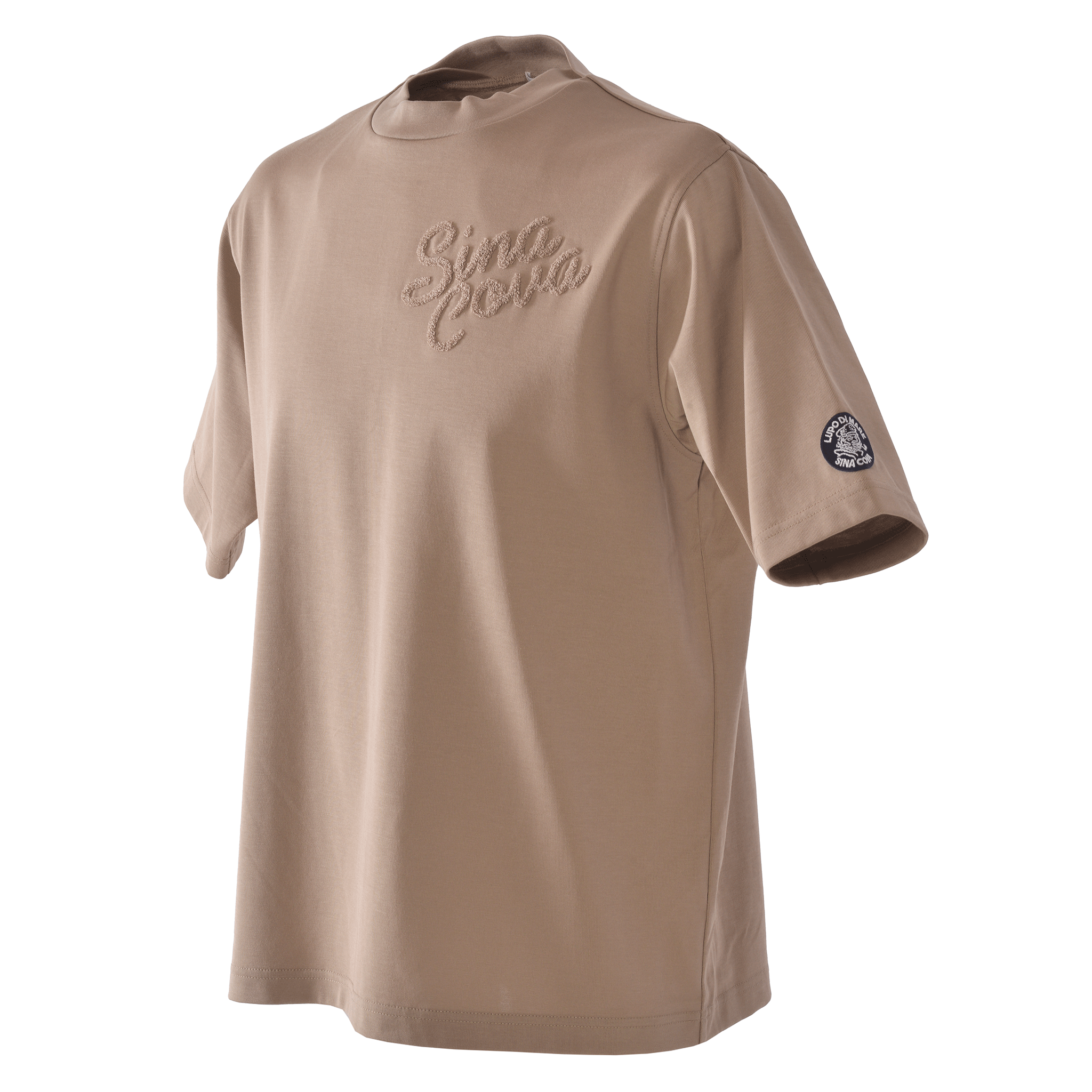 【公式】シナコバ (SINA COVA)モックネック5分袖Tシャツ 25130510