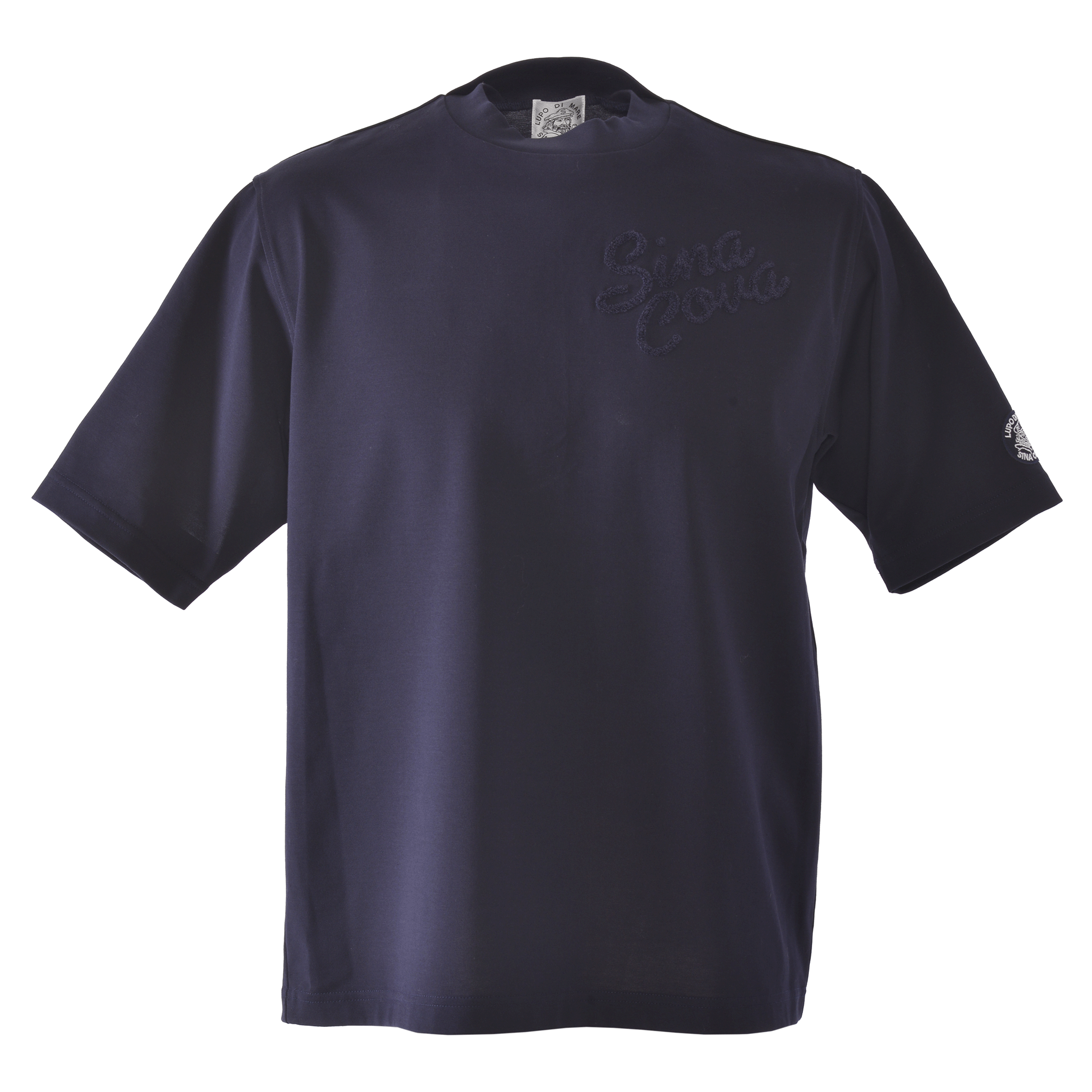 【公式】シナコバ (SINA COVA)モックネック5分袖Tシャツ 25130510