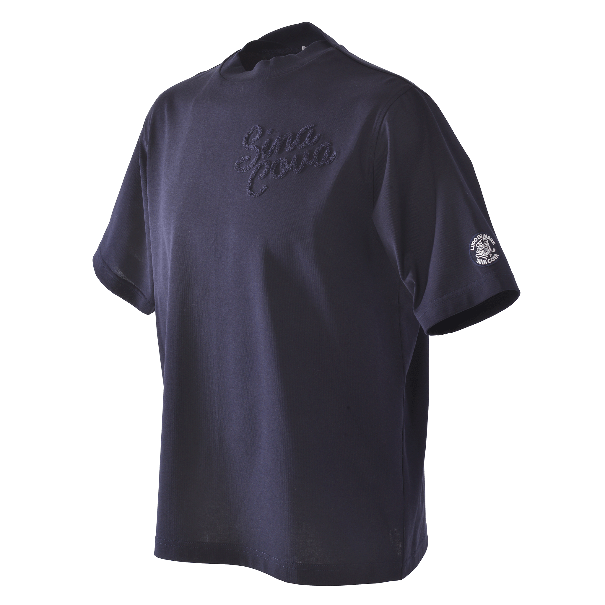 【公式】シナコバ (SINA COVA)モックネック5分袖Tシャツ 25130510