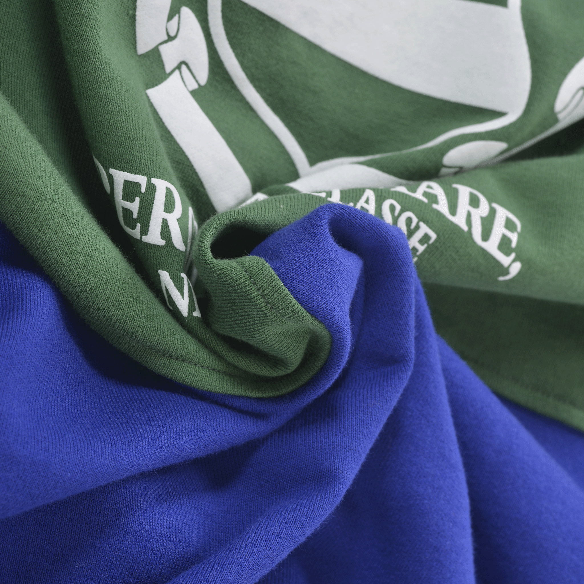 【公式】シナコバ(SINA COVA)クルーネックトレーナー 24210030 グリーンの素材感