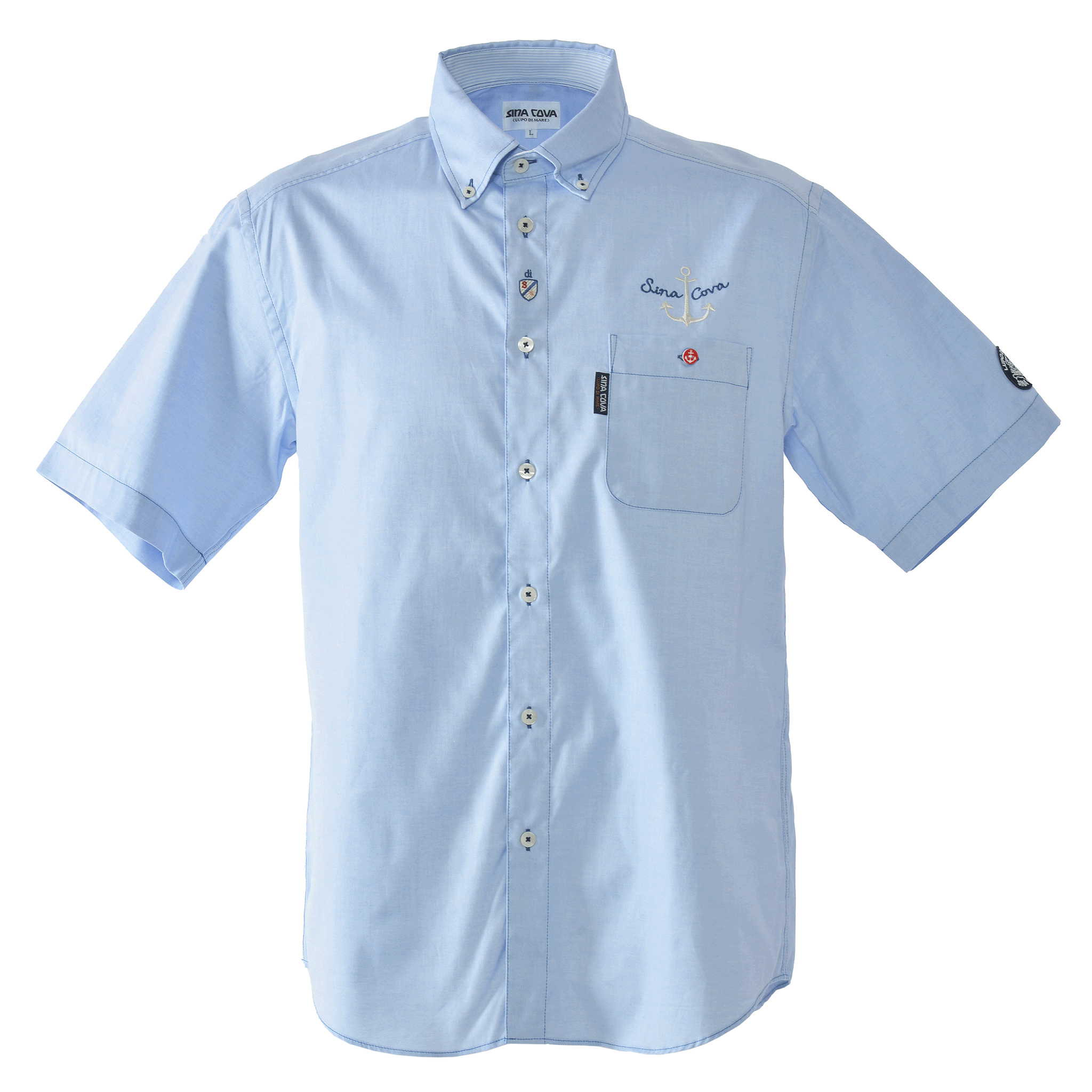 Short-sleeved button-down shirt 26114510