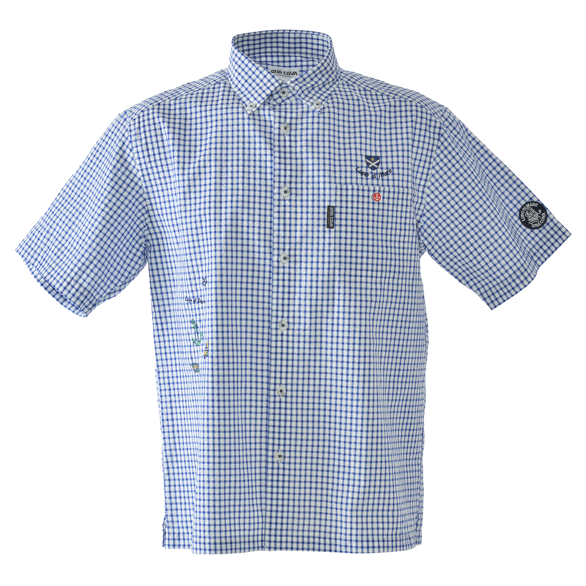 Short-sleeved button-down shirt 26114520