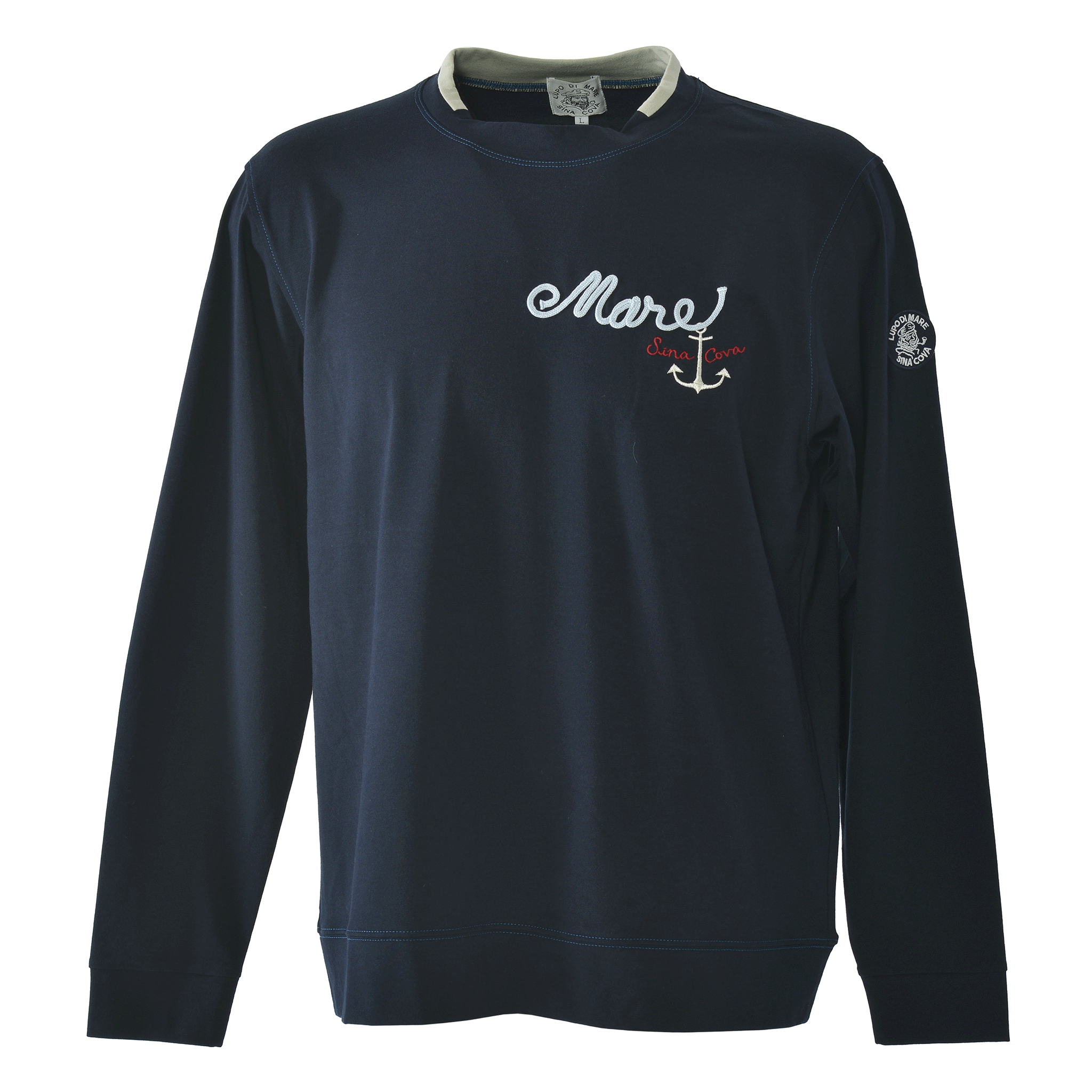 Mock neck long sleeve T-shirt 26110020