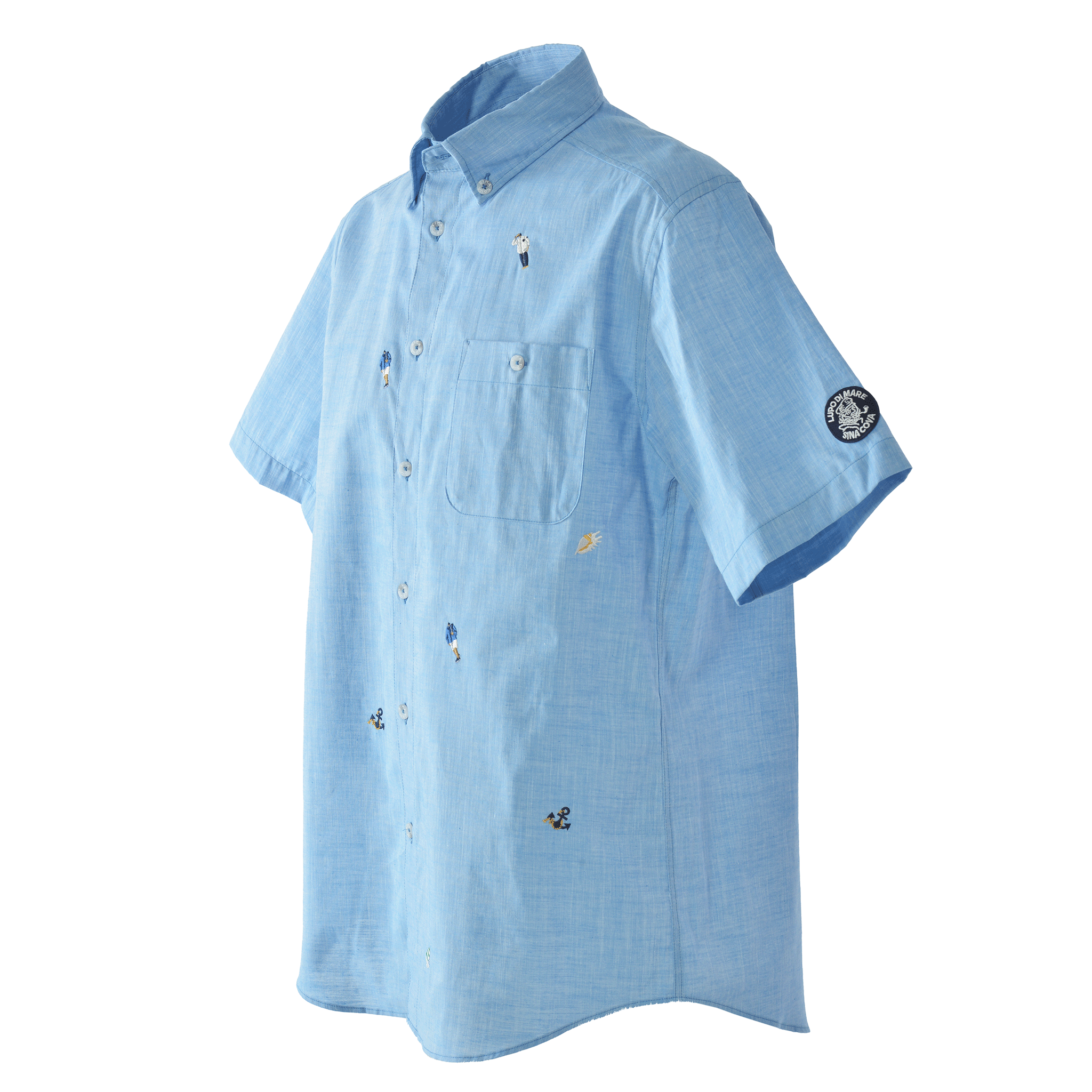 King Size Short Sleeve Button-Down Shirt 26124556
