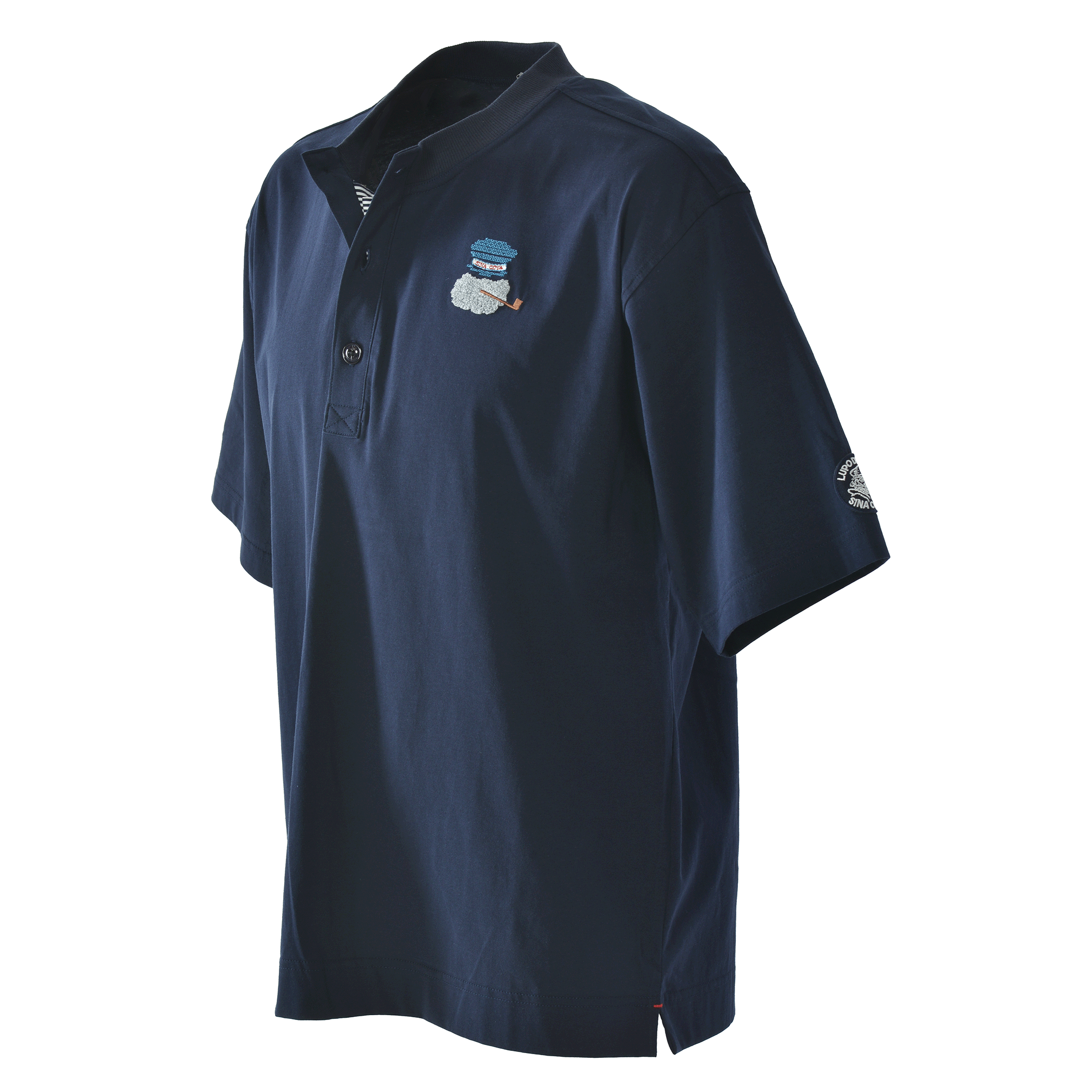 ヘンリーネック半袖Tシャツ ユニセックス(男女兼用) 26110550