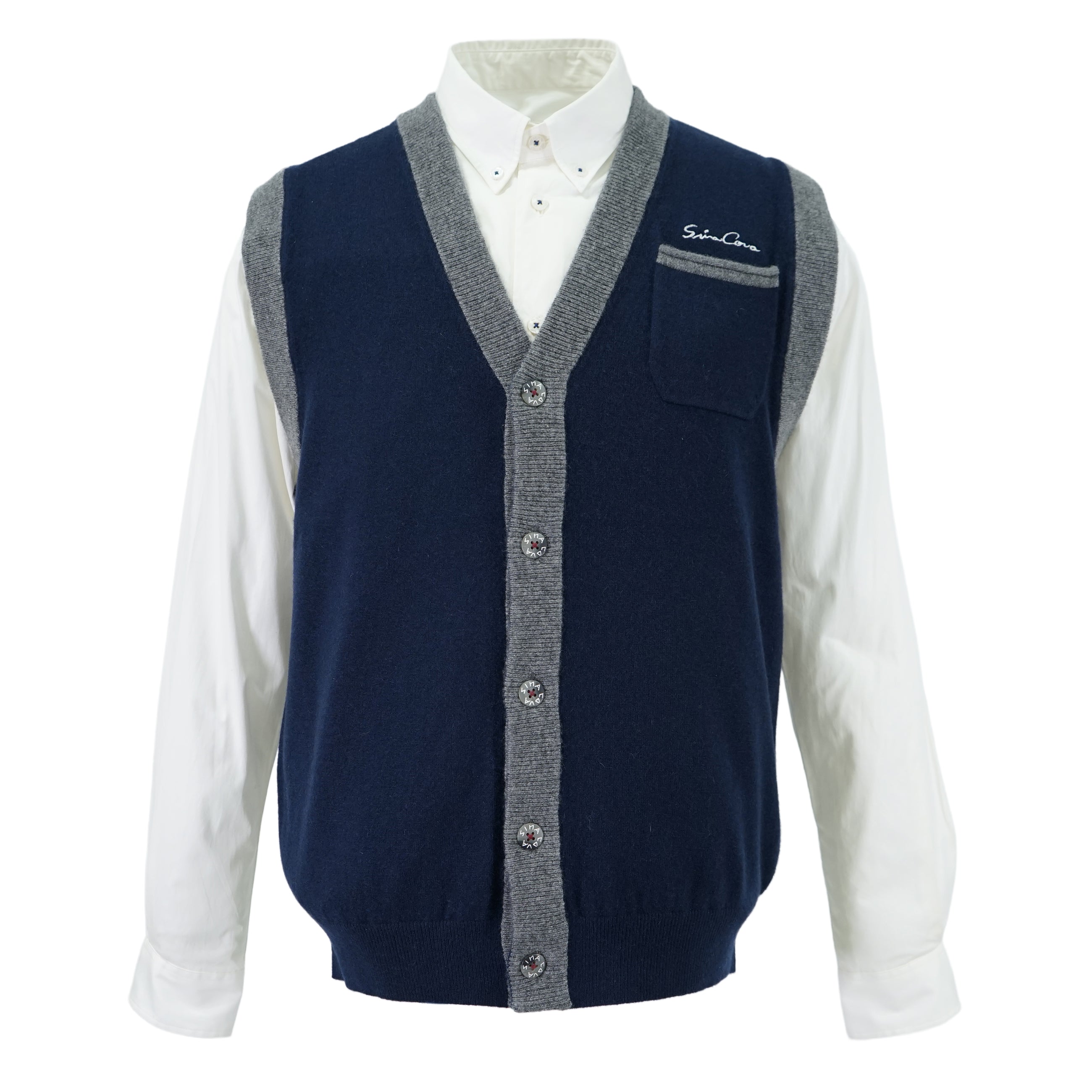 カシミヤ100% ニットベスト 25222518