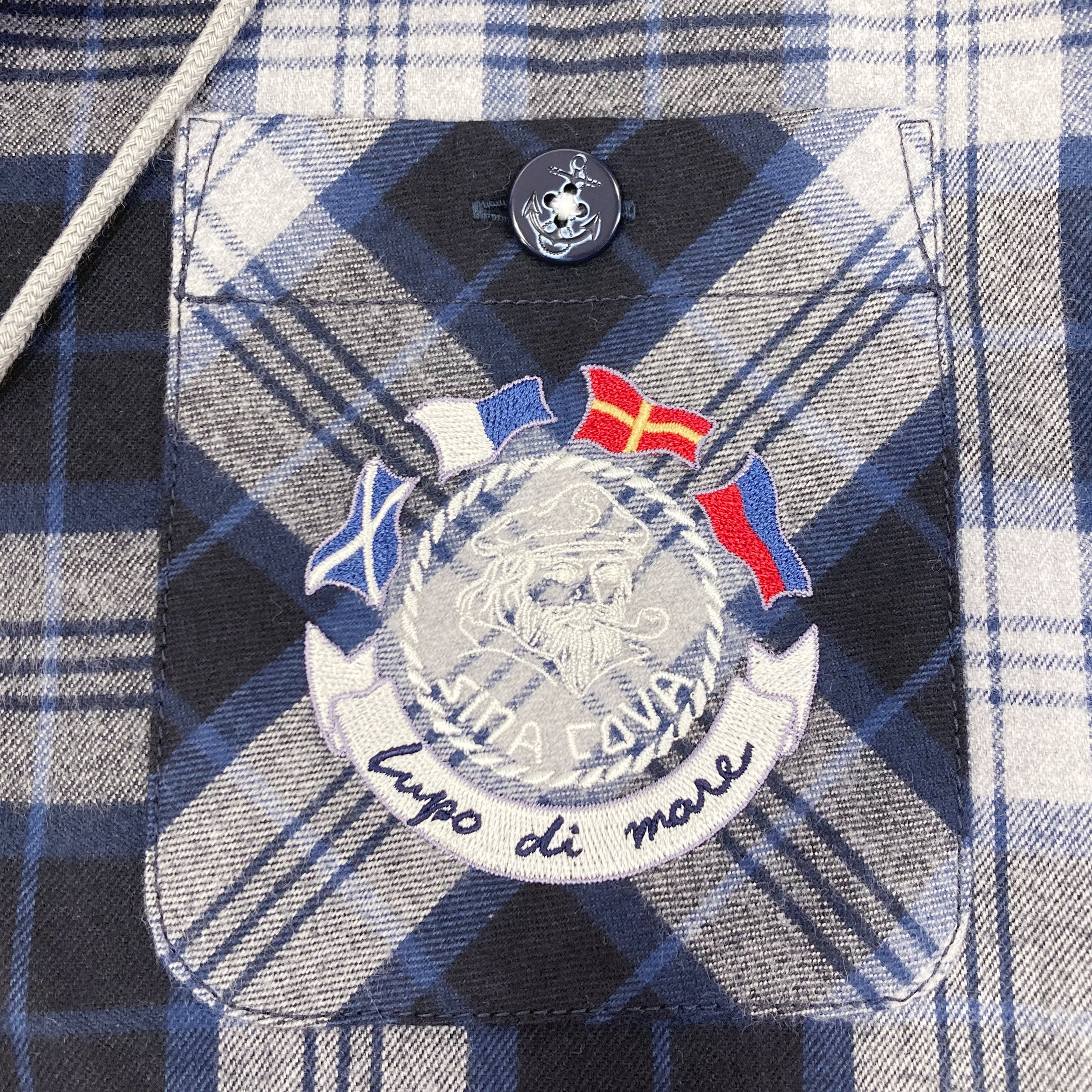 Hooded shirt jacket 25223040