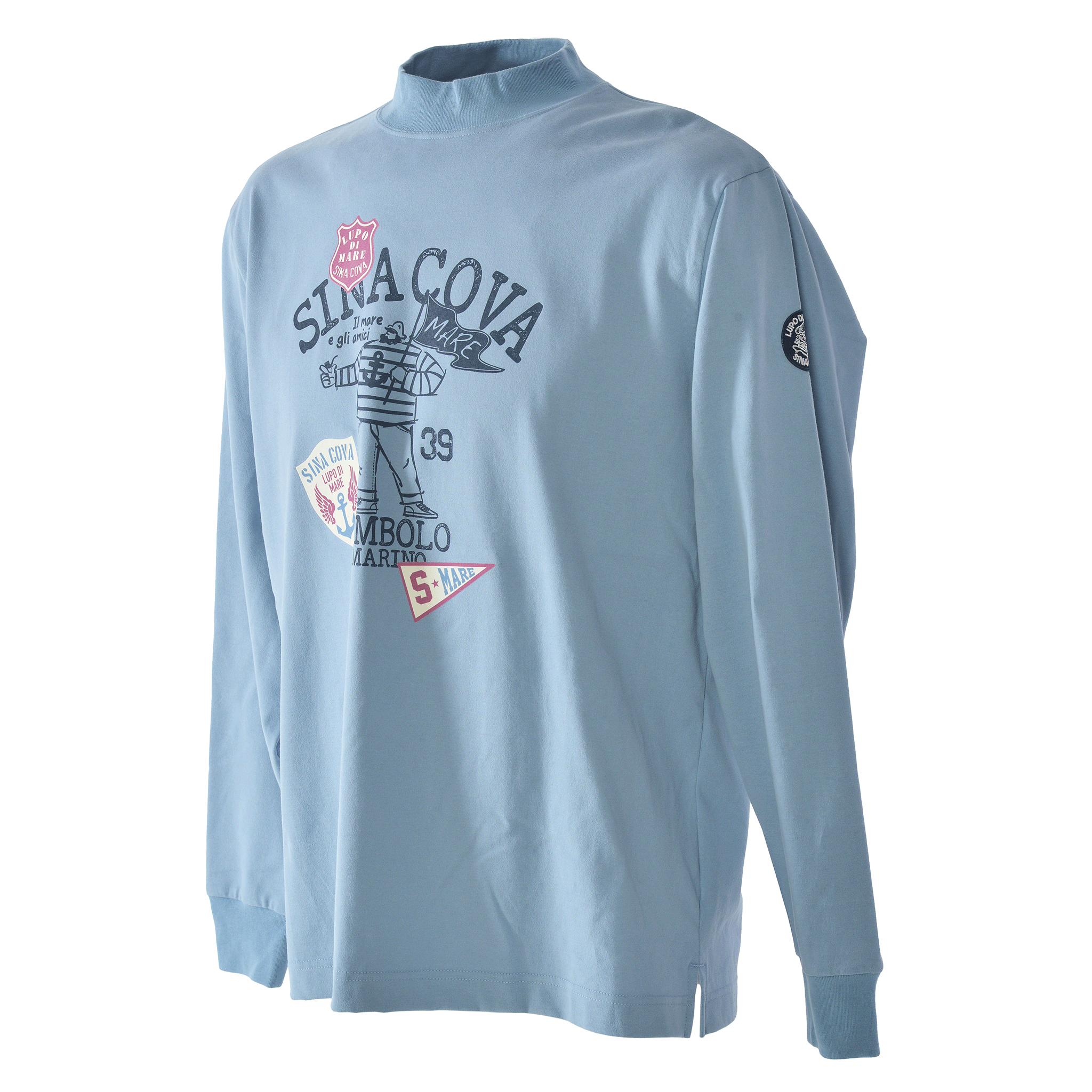 High-neck T-shirt 26220020