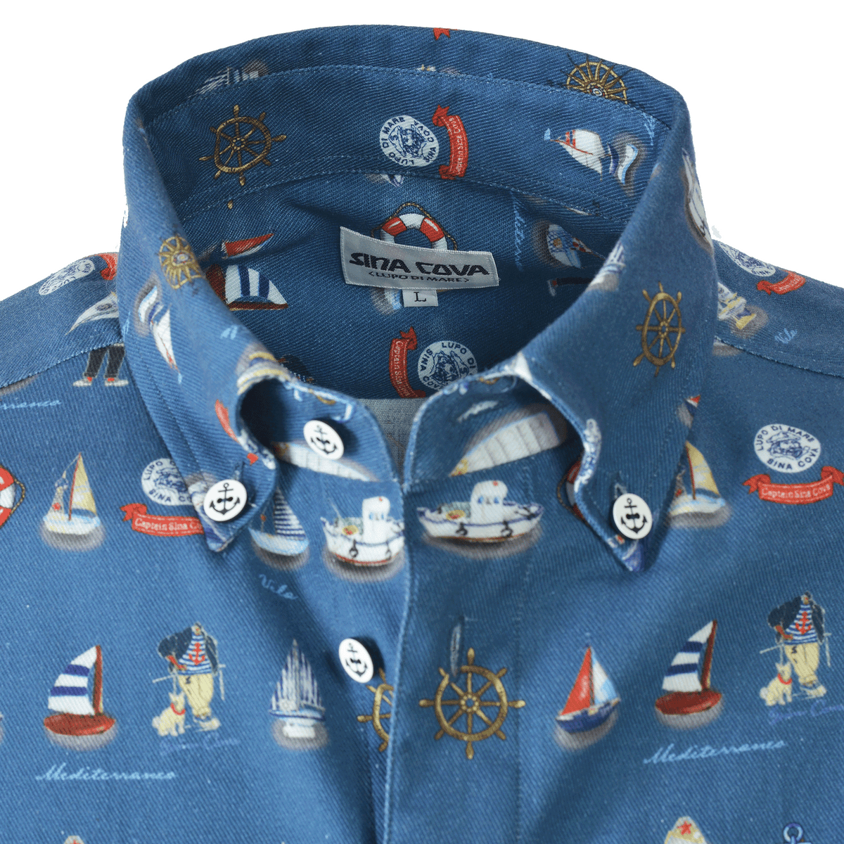 Long-sleeve Button-down Shirt 26224050