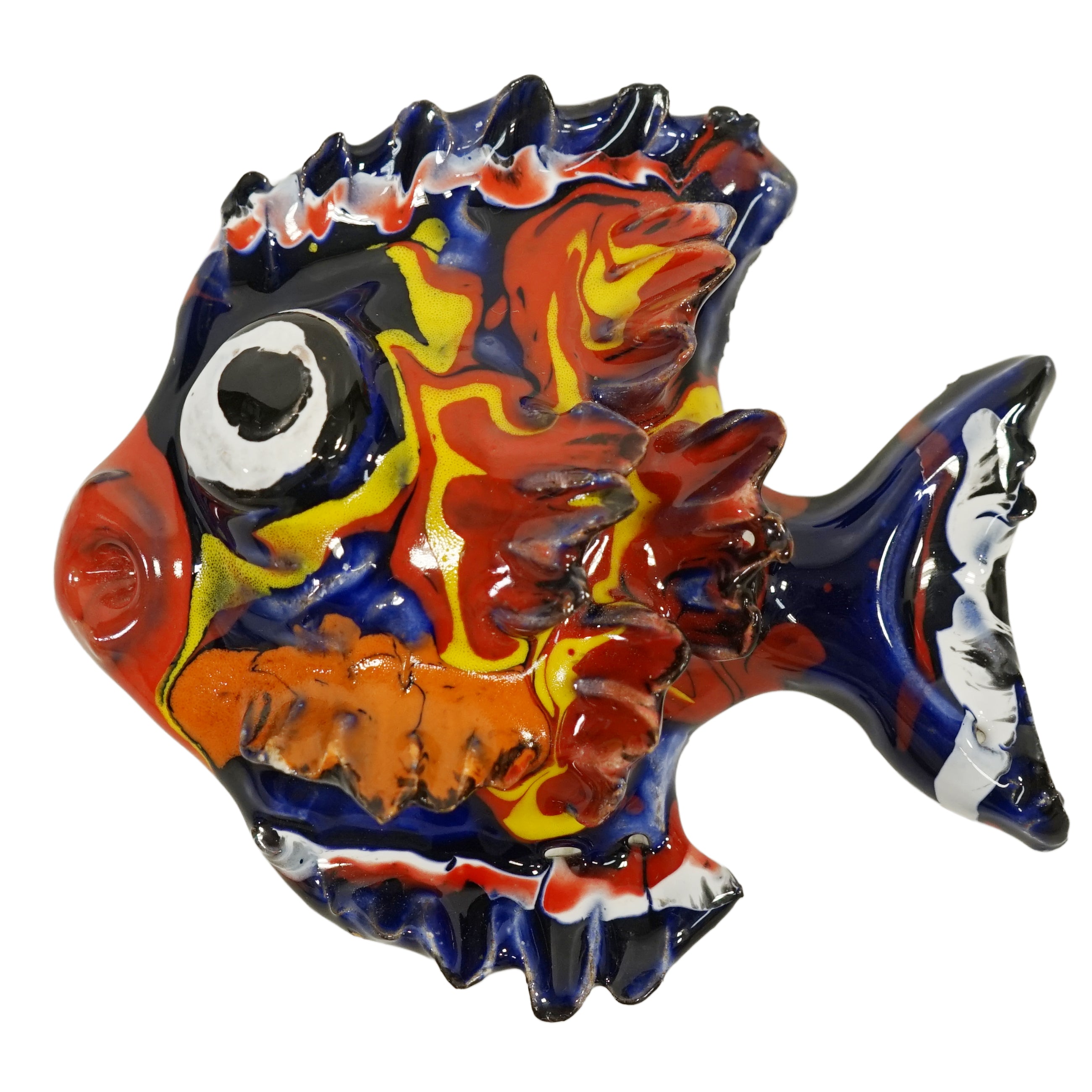 陶器 壁掛けオブジェ マーレ サカナ 57003010