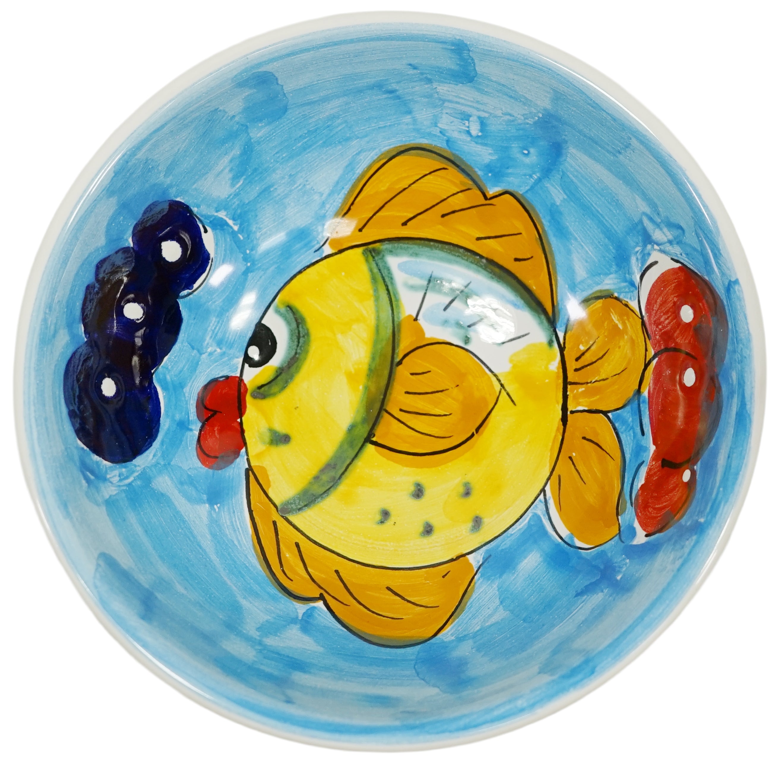 食器 ボウル 生き物×魚柄 13cm 57003060