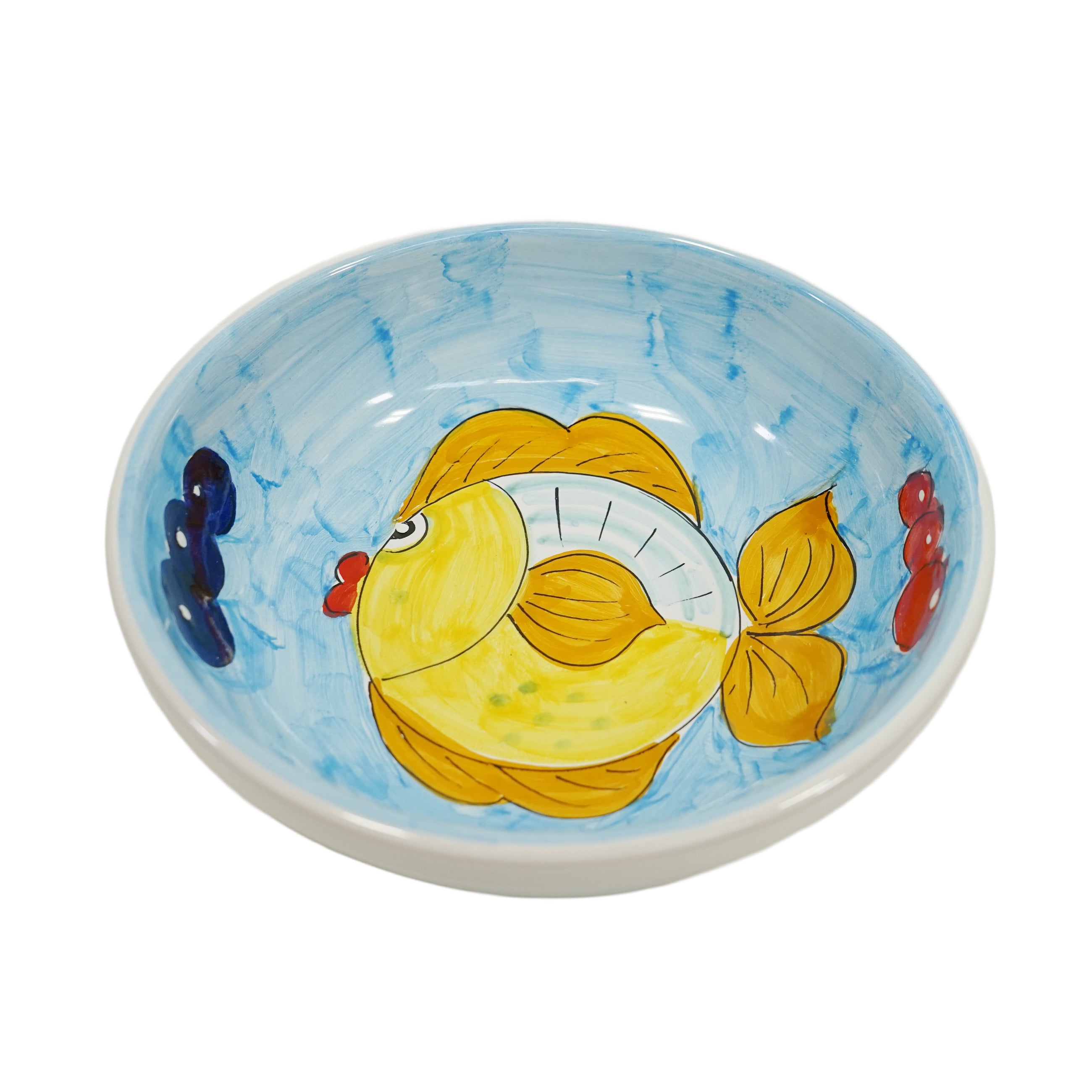 食器 ボウル 生き物×魚柄 18cm 57003090