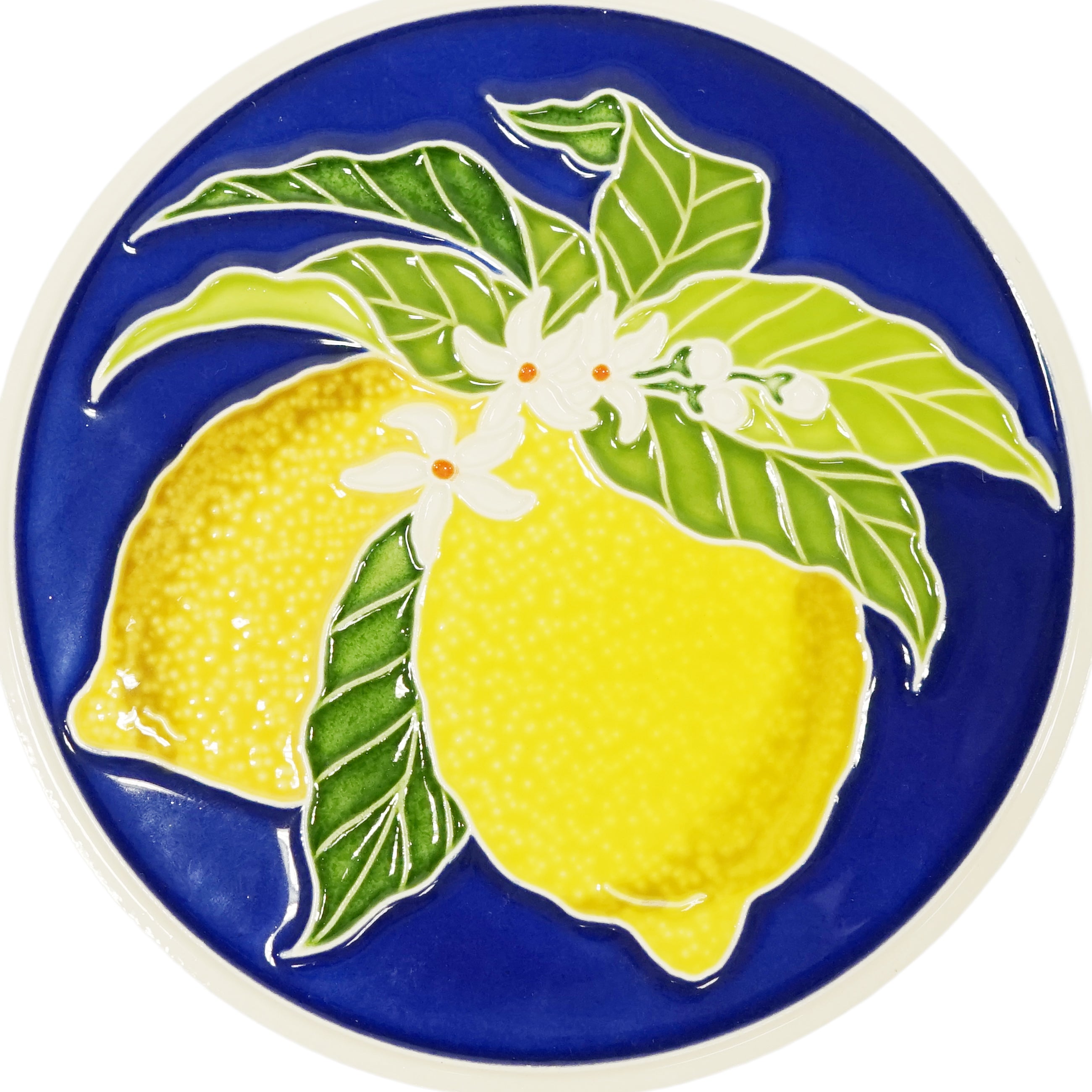 陶版画 フルーツ レモン(ブルー) 57003150