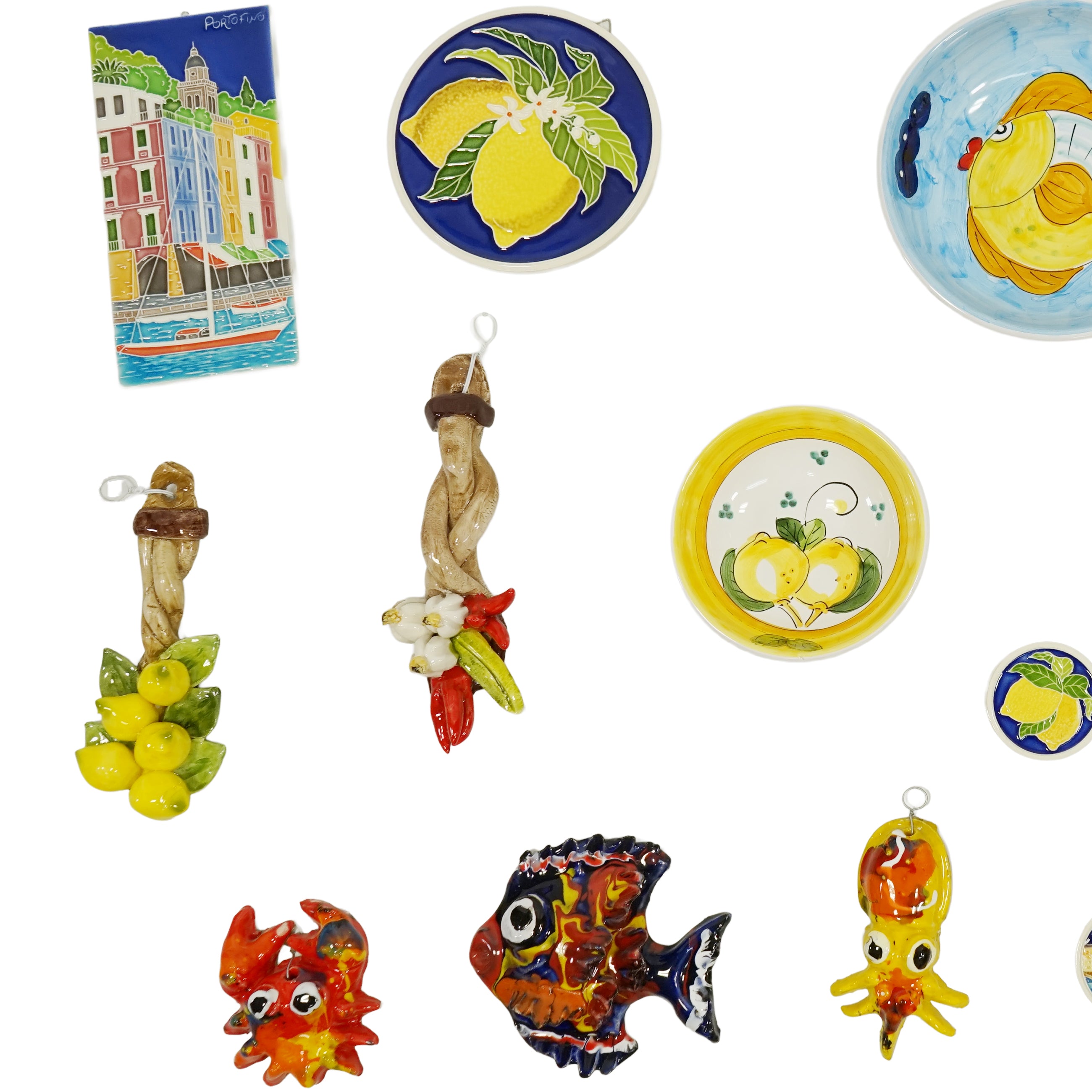 食器 ボウル 生き物×魚柄 13cm 57003060