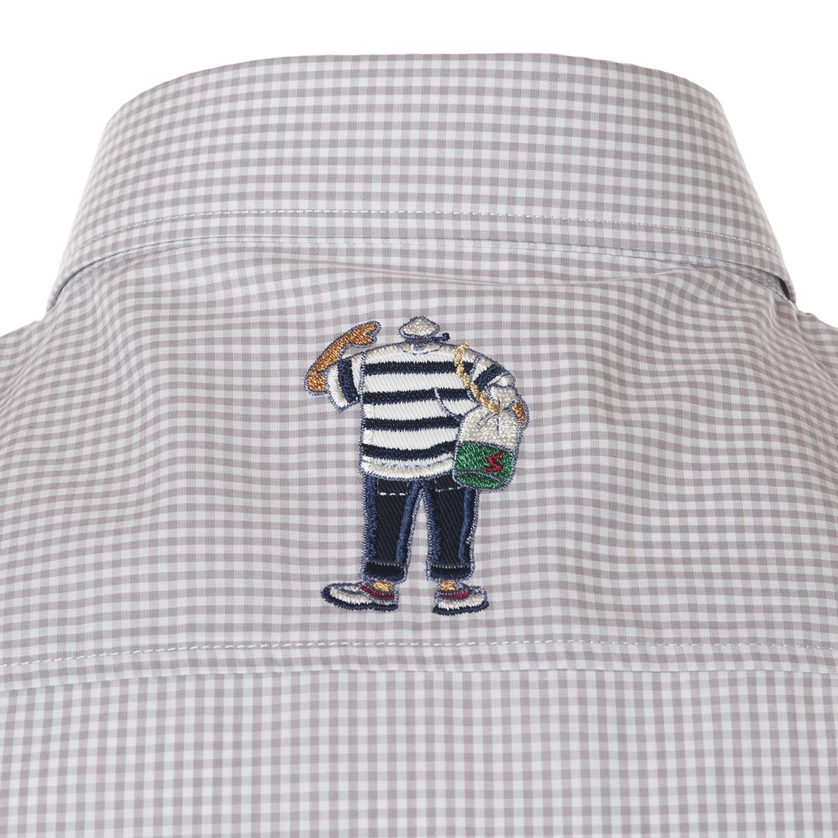 Short -sleeved button down shirt 20124550