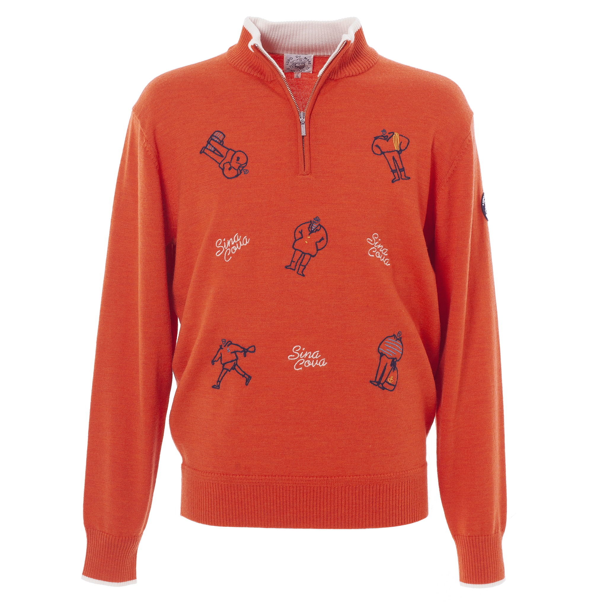 【アウトレット】 ハーフZIP セーター 22222010