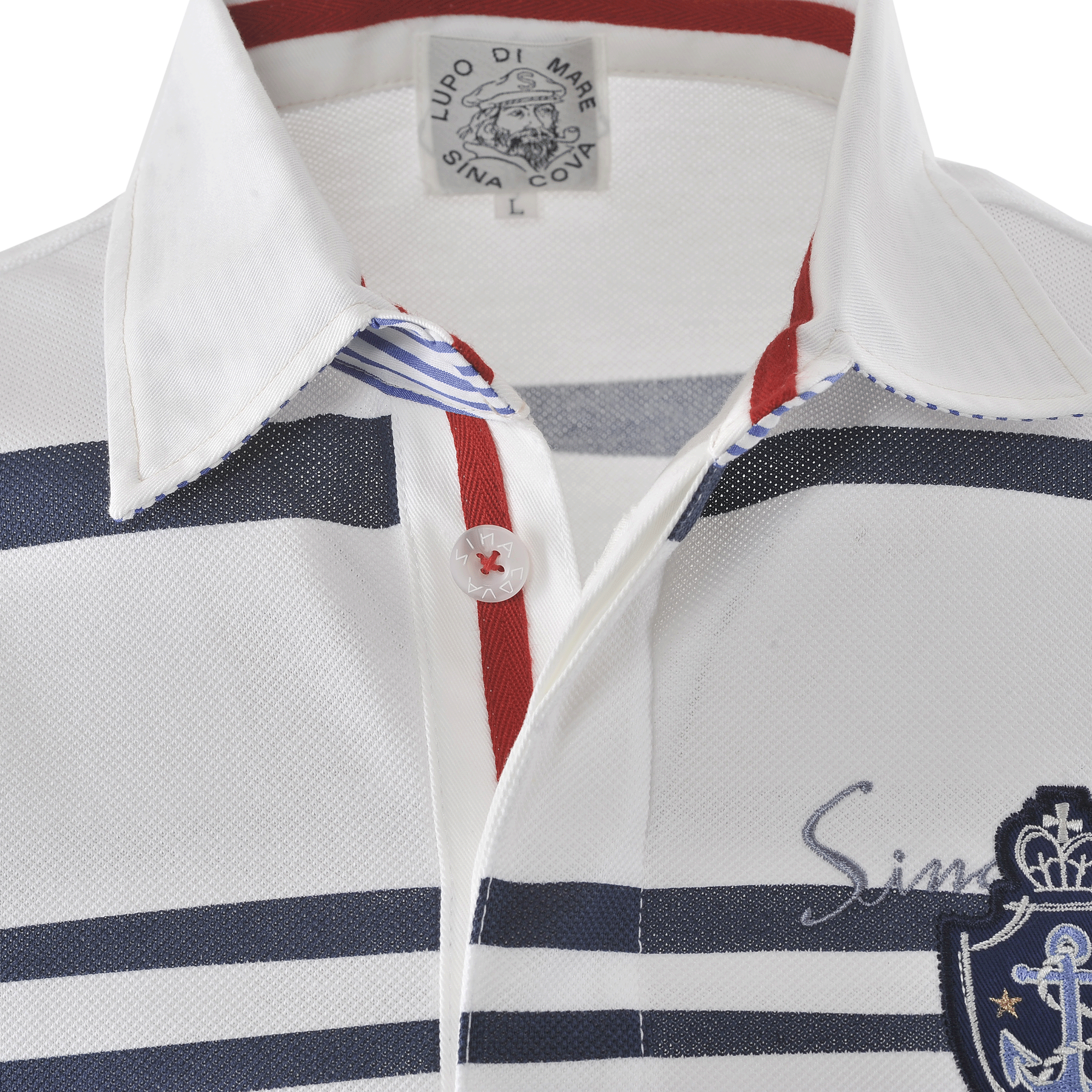 パネルボーダーラガーシャツ 23110510