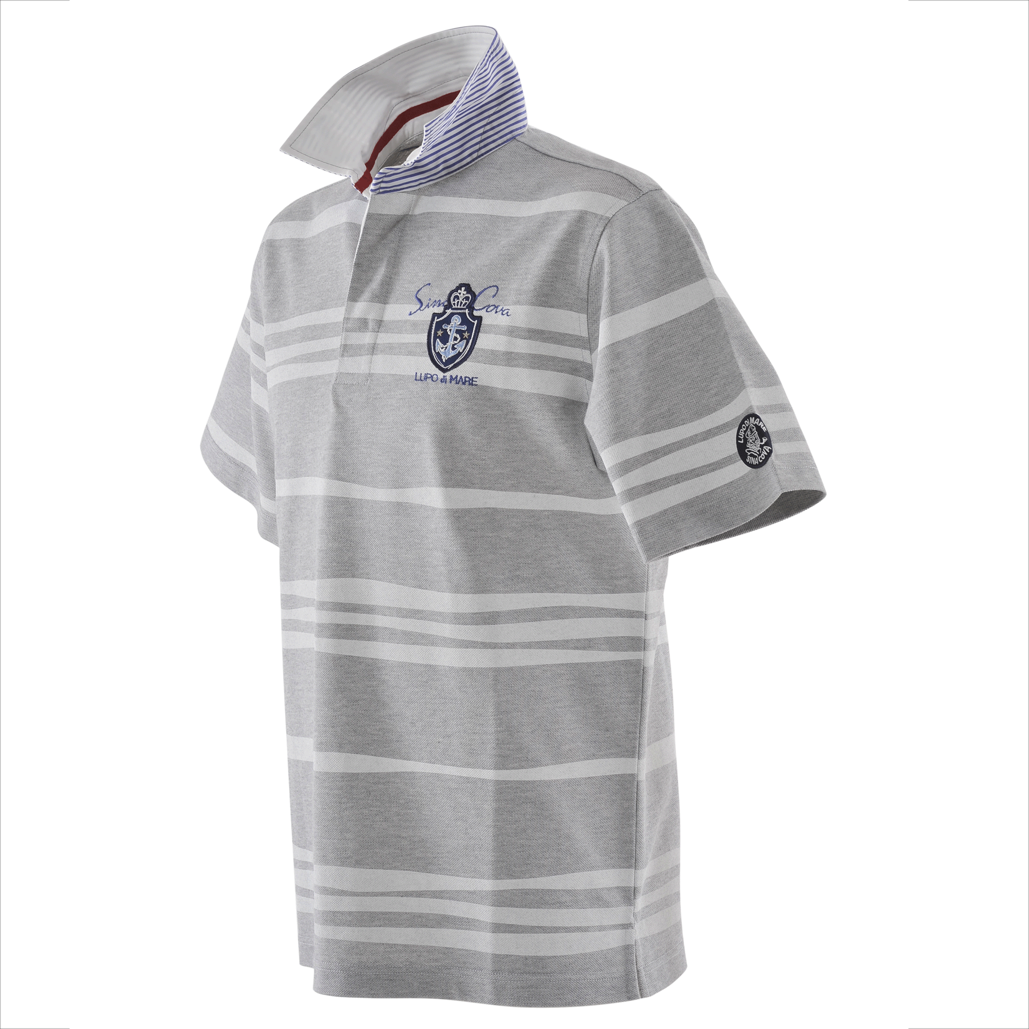 パネルボーダーラガーシャツ 23110510