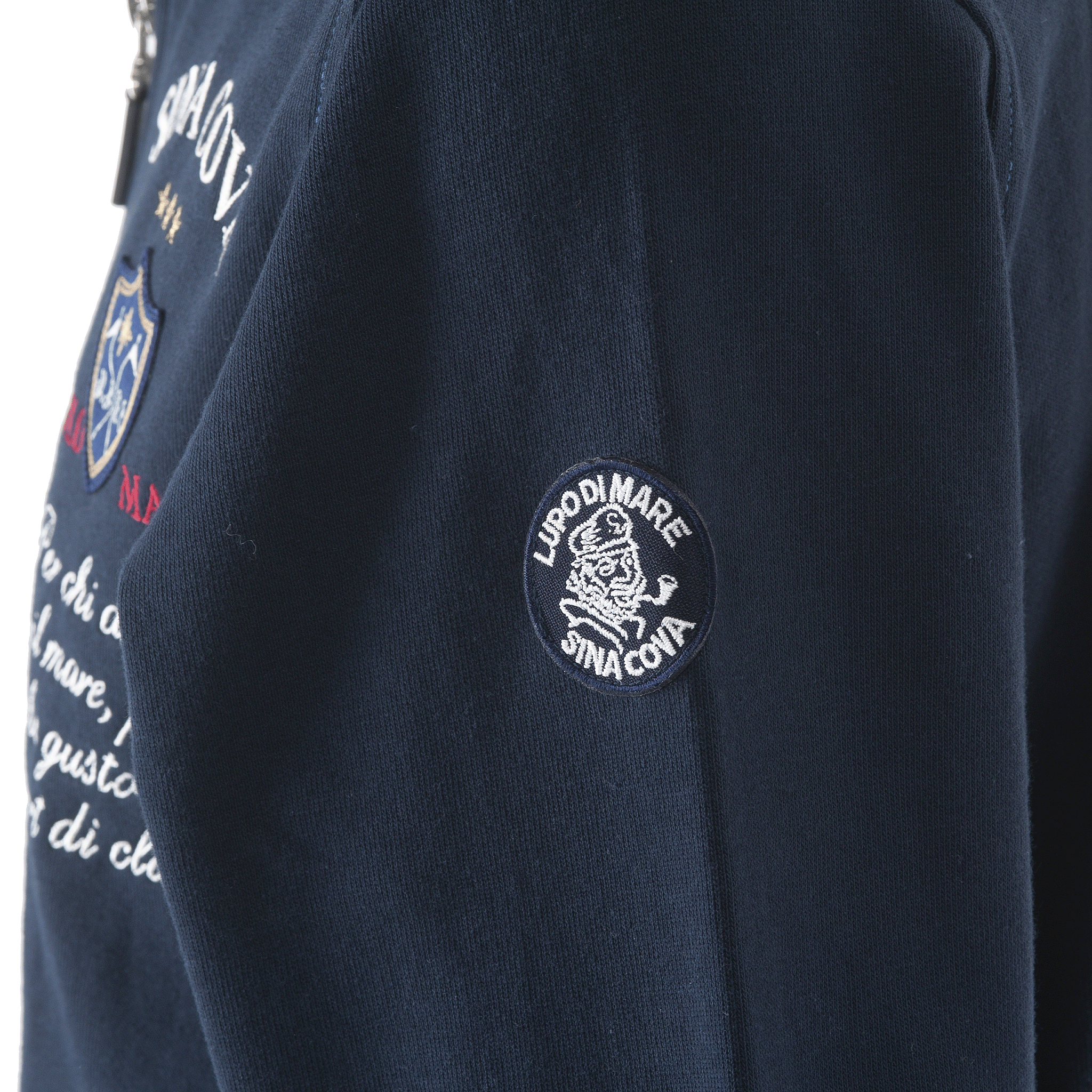 【公式】シナコバ (SINA COVA) トラックジャケット 23113020 ネイビーの肩部分