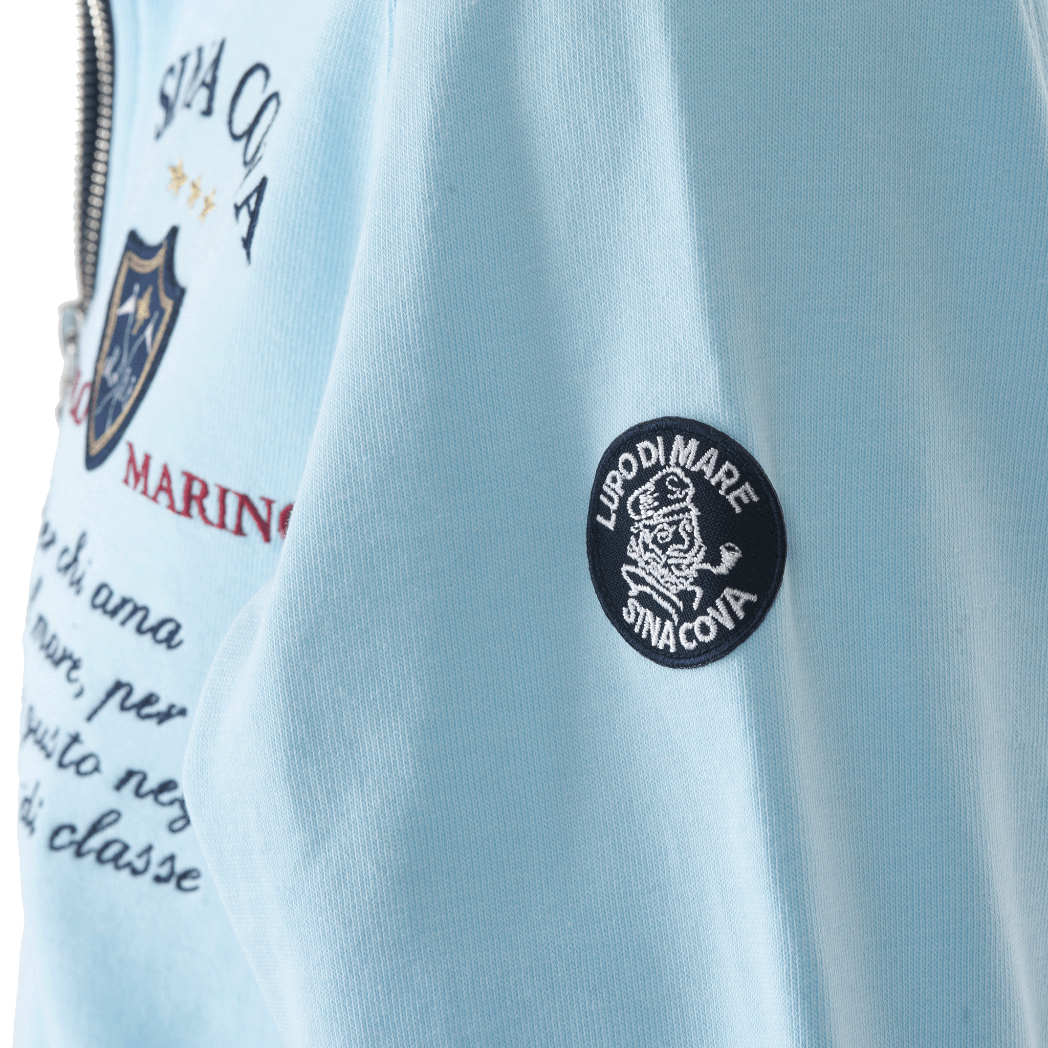 【公式】シナコバ (SINA COVA) トラックジャケット 23113020 サックスの肩部分