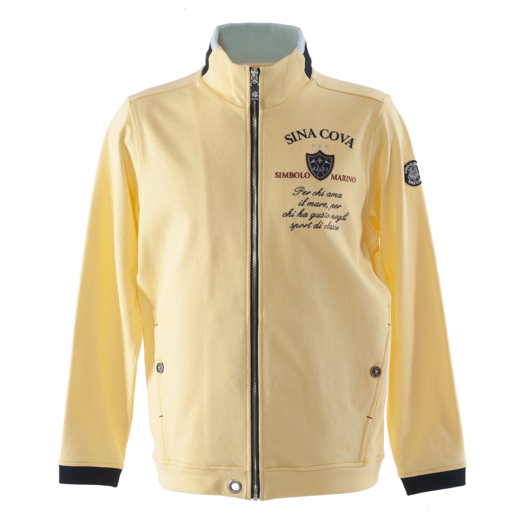 【公式】シナコバ (SINA COVA) トラックジャケット 23113020 イエローの正面