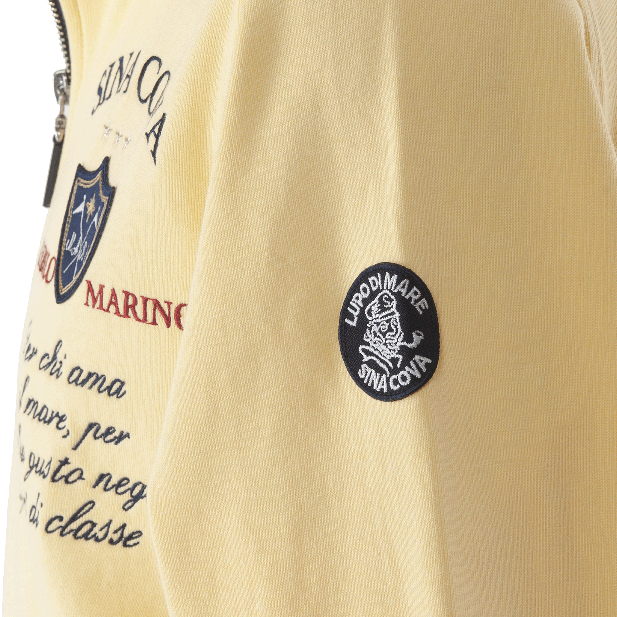 【公式】シナコバ (SINA COVA) トラックジャケット 23113020 イエローの肩部分