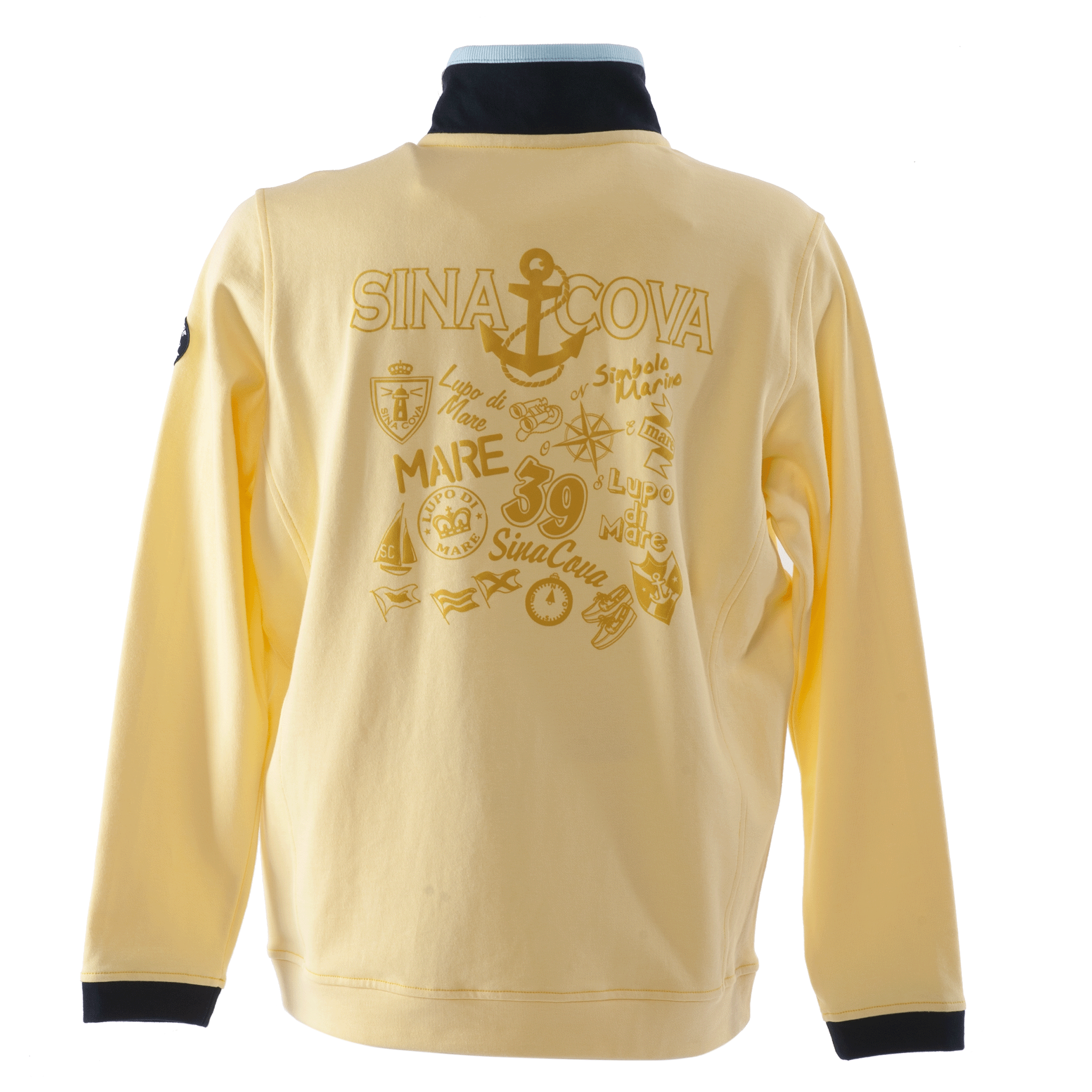 【公式】シナコバ (SINA COVA) トラックジャケット 23113020 イエローの背面
