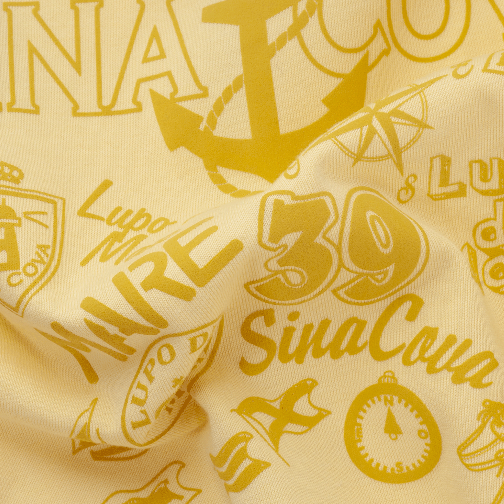 【公式】シナコバ (SINA COVA) トラックジャケット 23113020 イエローのプリント拡大