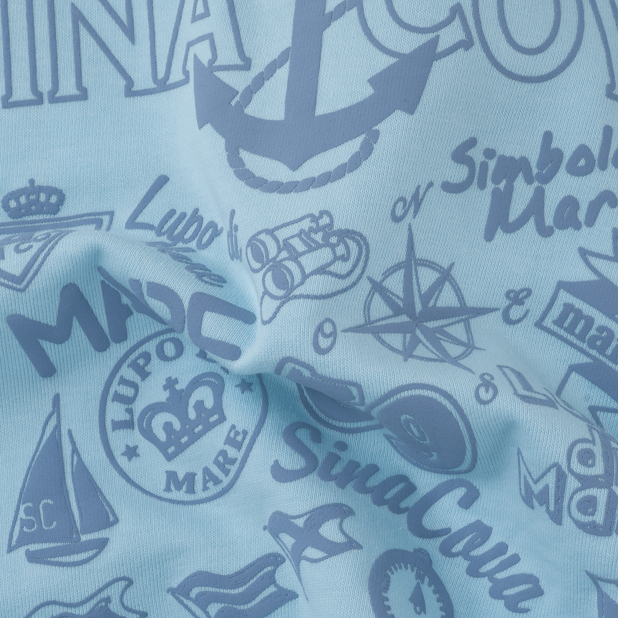 【公式】シナコバ (SINA COVA) トラックジャケット 23113020 サックスのプリント拡大