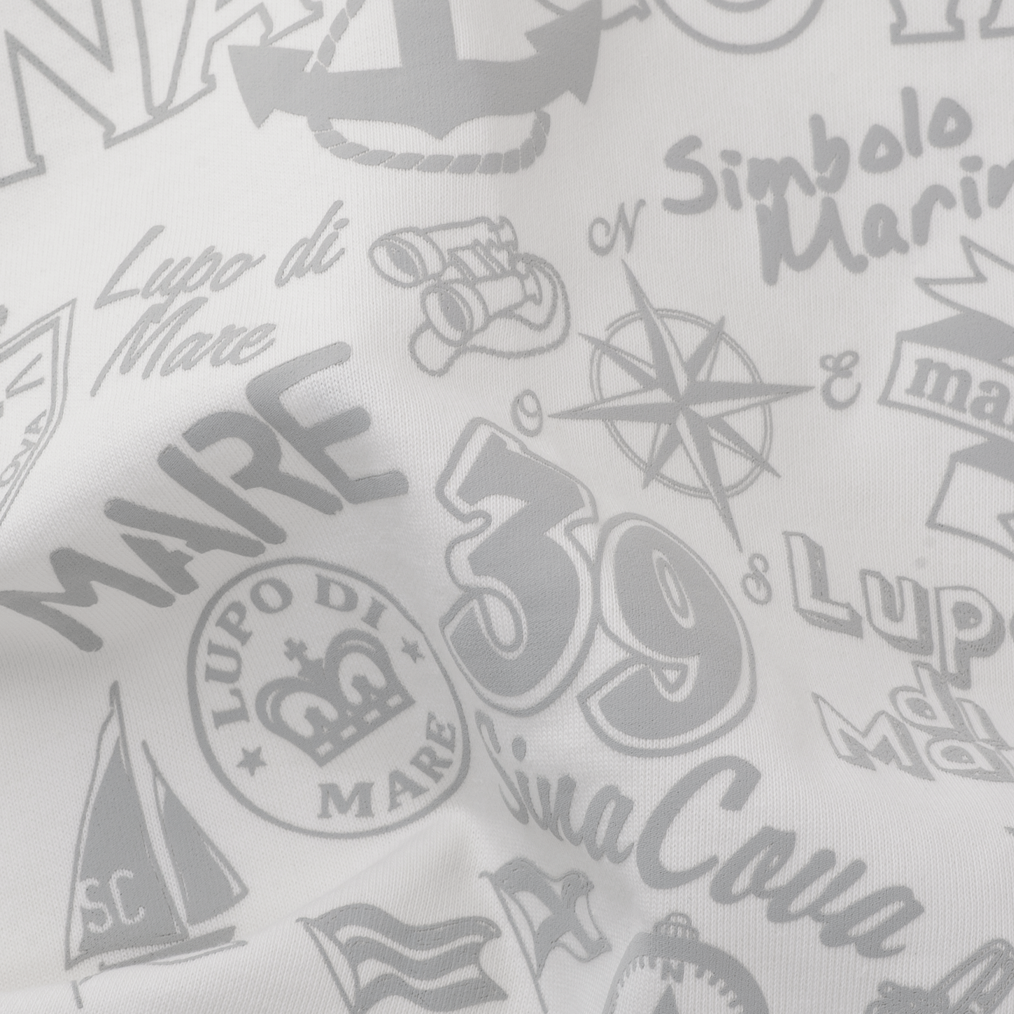 【公式】シナコバ (SINA COVA) トラックジャケット 23113020 オフホワイトのプリント拡大