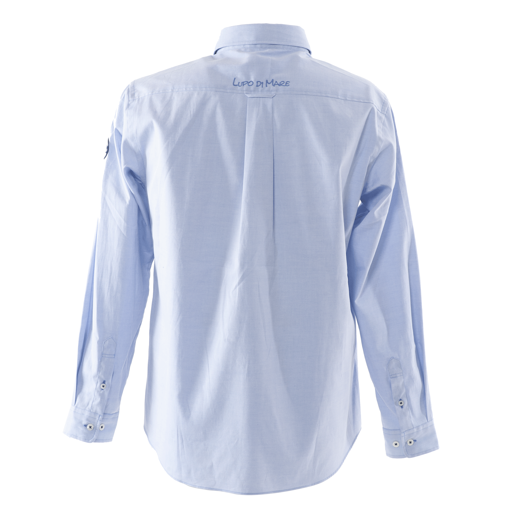 長袖ボタンダウンシャツ ワイシャツ カッターシャツ 刺繍入り スマートカジュアル 23114010