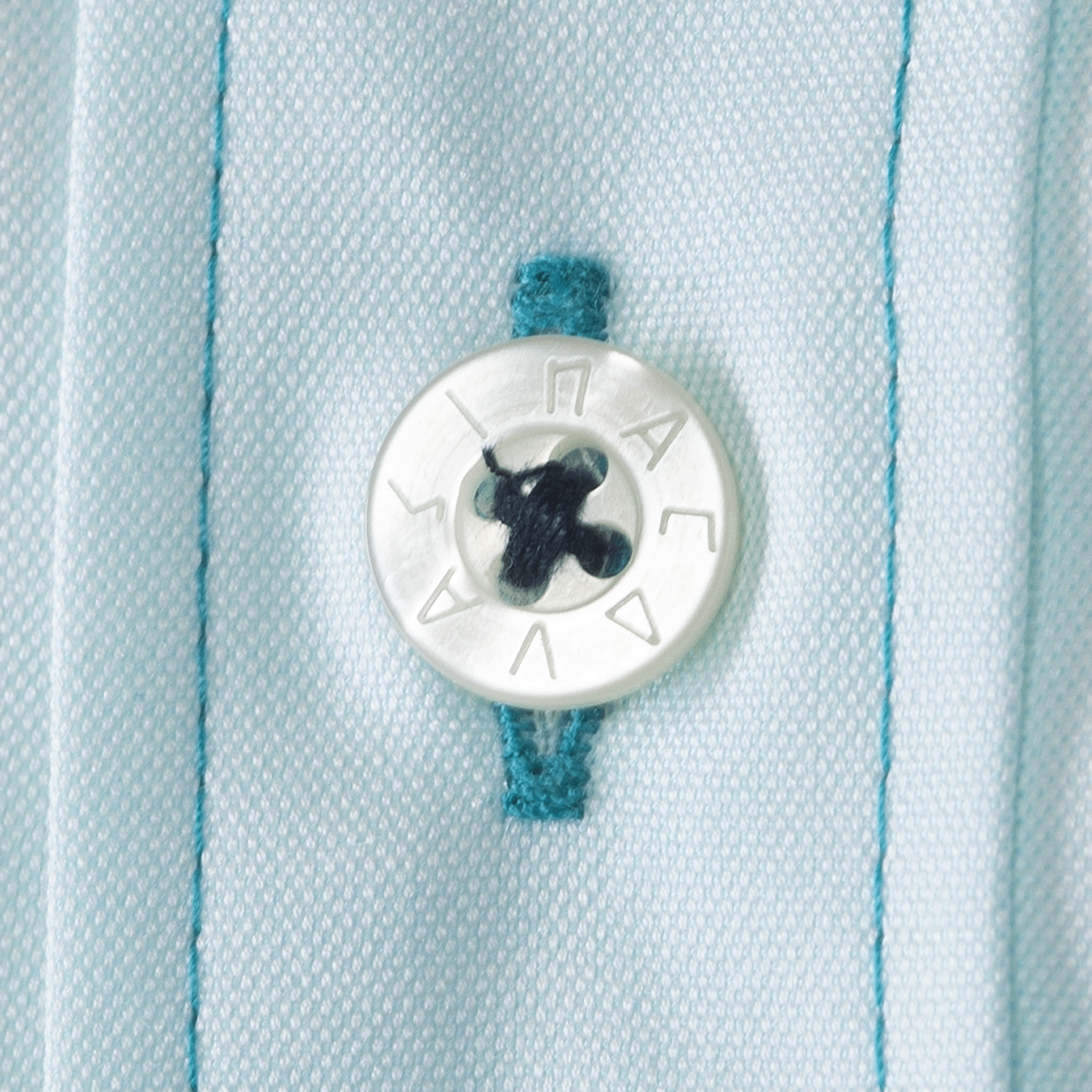 長袖ボタンダウンシャツ ワイシャツ カッターシャツ 刺繍入り スマートカジュアル 23114010