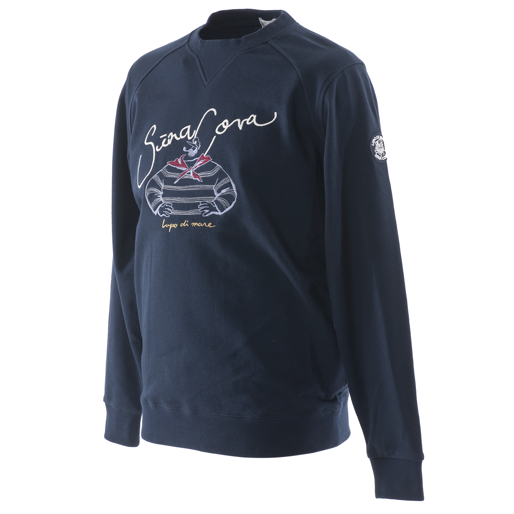 【公式】シナコバ (SINA COVA) クルーネック トレーナー スウェット プルオーバー 23120010 ネイビーのイメージ画像