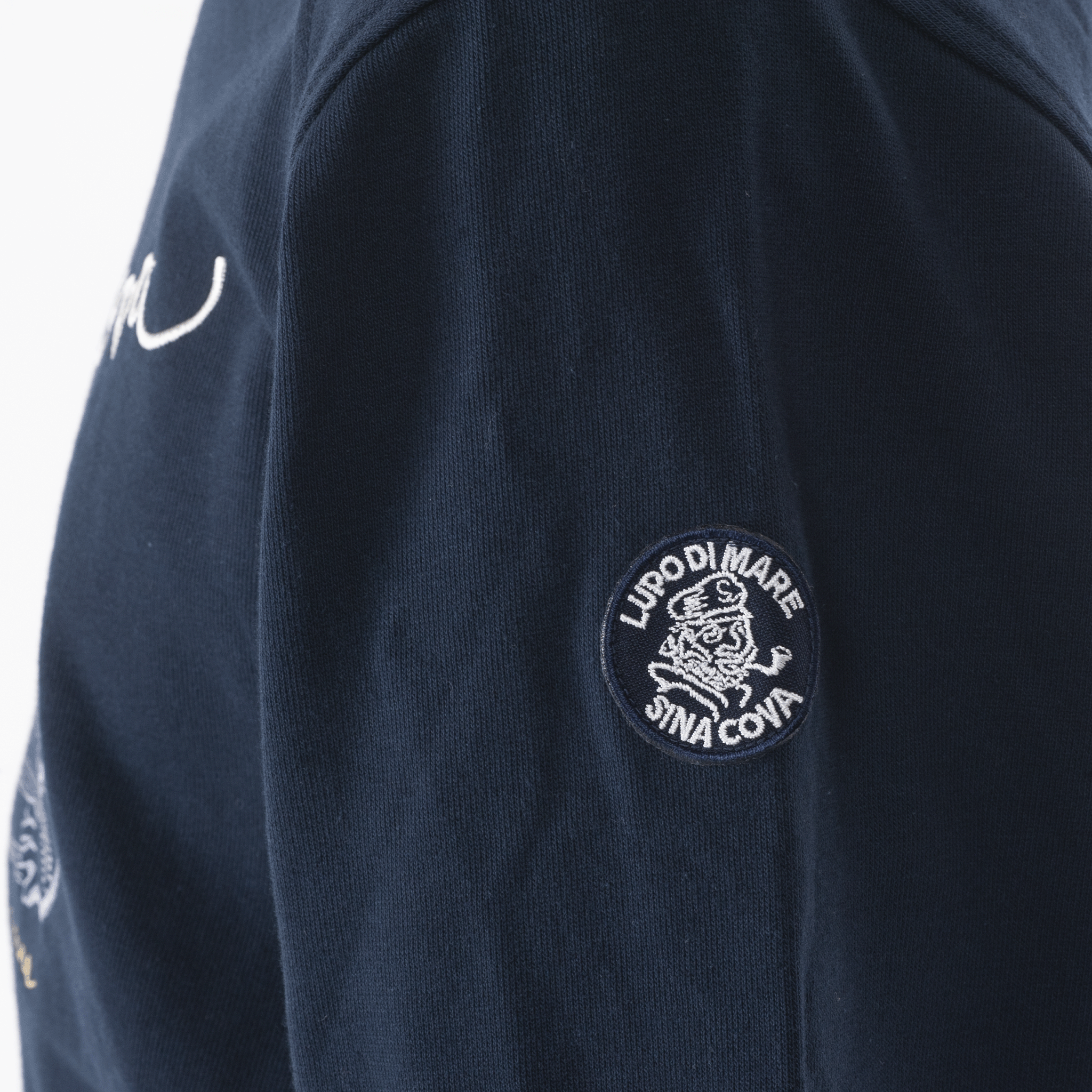 【公式】シナコバ (SINA COVA) クルーネック トレーナー スウェット プルオーバー 23120010 ネイビーの肩部分