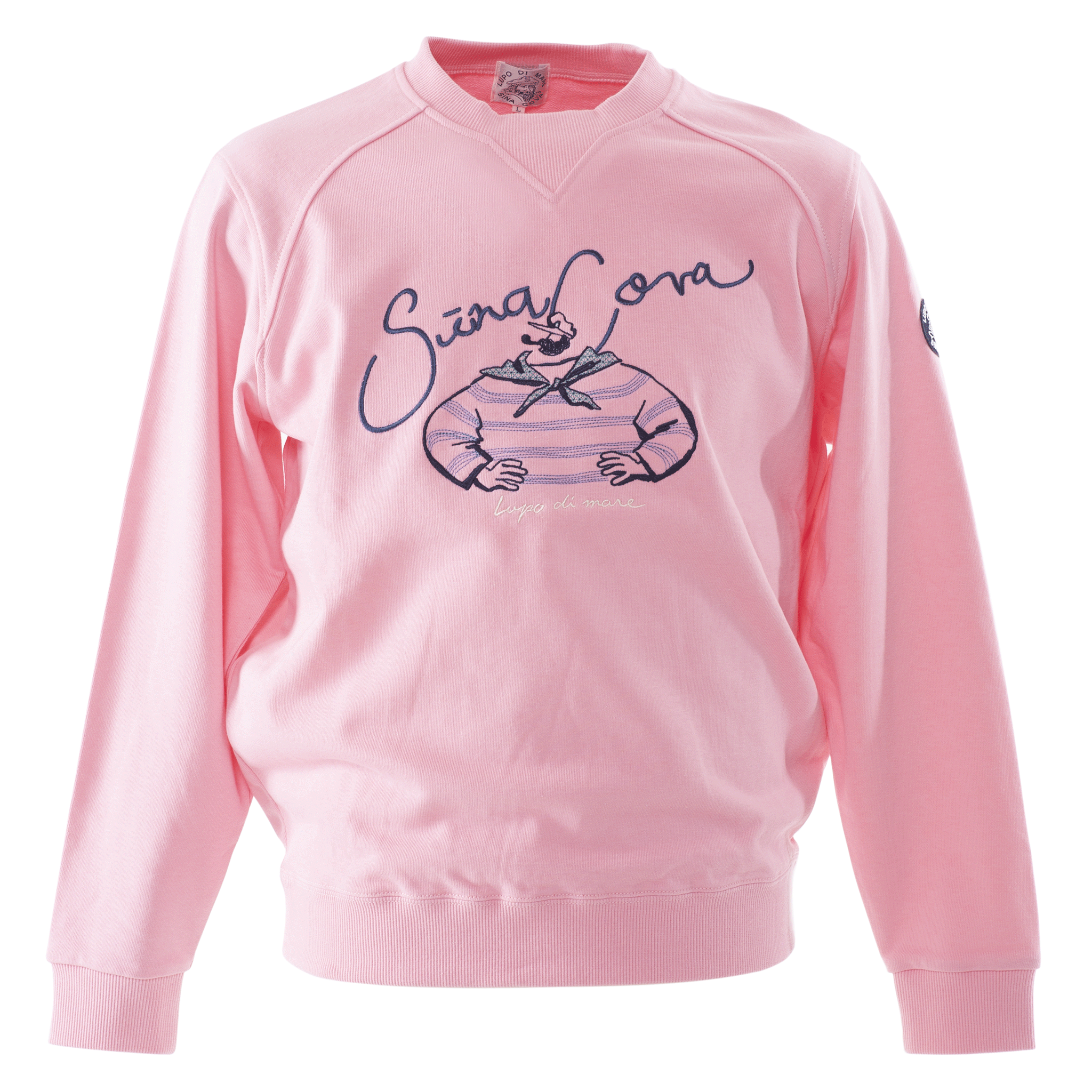 【公式】シナコバ (SINA COVA) クルーネック トレーナー スウェット プルオーバー 23120010 ピンクの正面