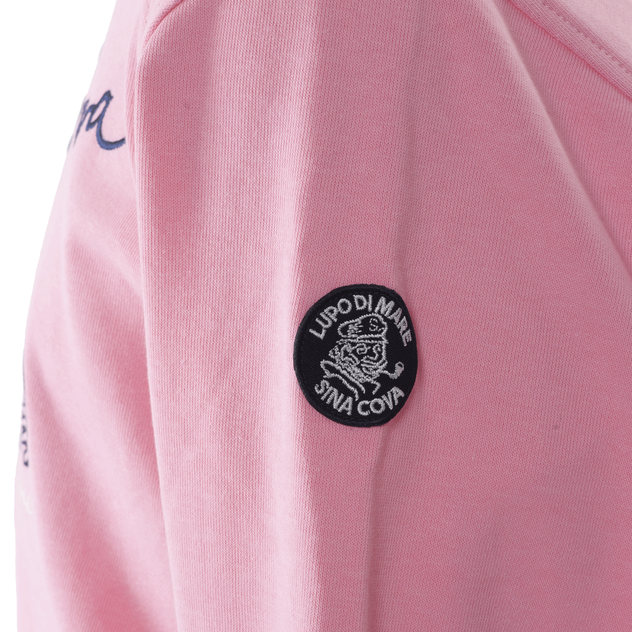 【公式】シナコバ (SINA COVA) クルーネック トレーナー スウェット プルオーバー 23120010 ピンクの肩部分