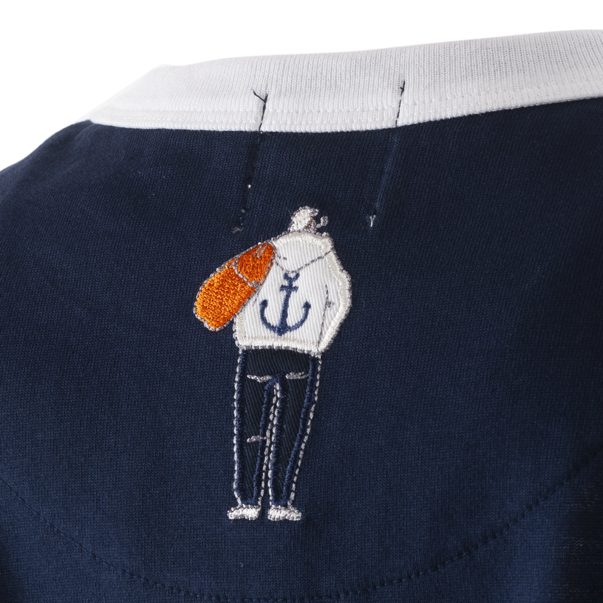 5分袖Tシャツ ボーダー切替Tシャツ 23120510