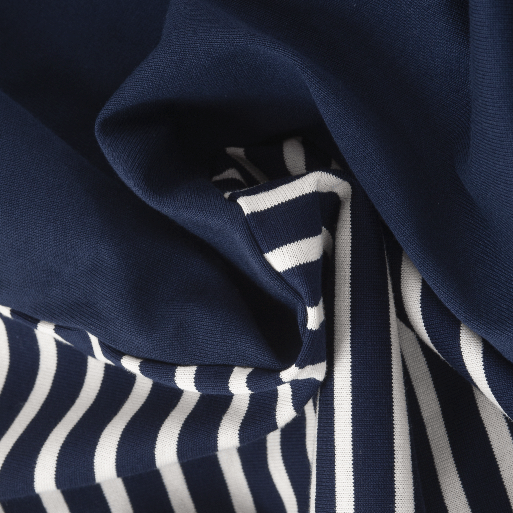 5分袖Tシャツ ボーダー切替Tシャツ 23120510