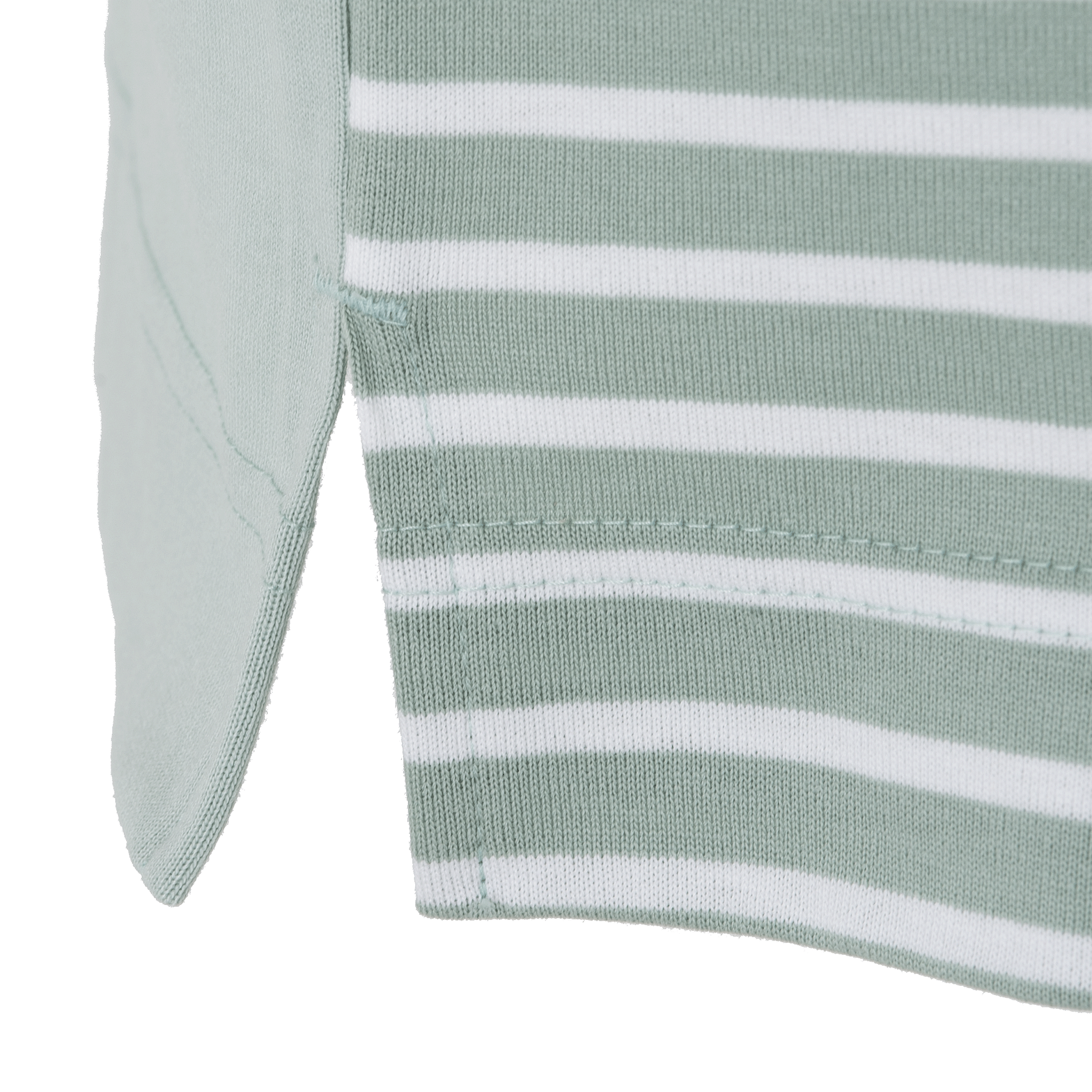 5分袖Tシャツ ボーダー切替Tシャツ 23120510