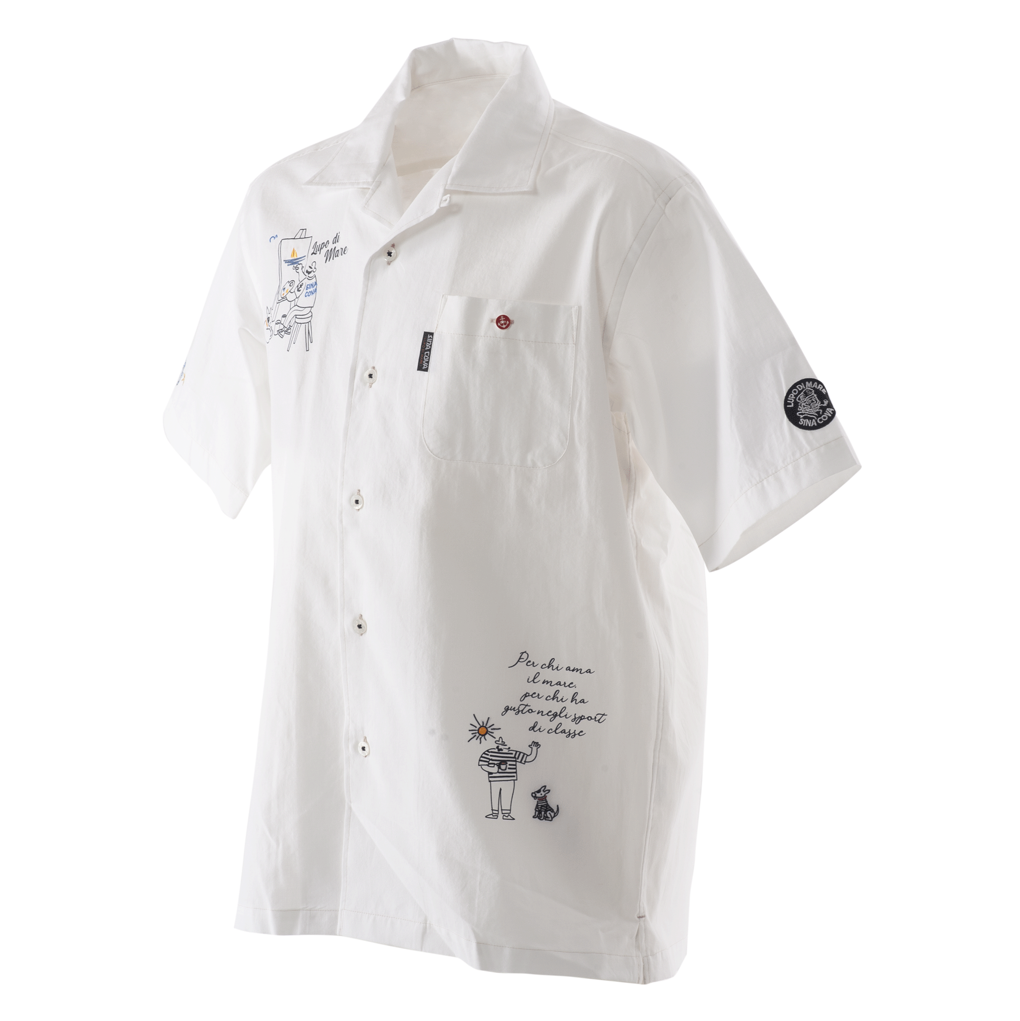 半袖オープンカラーシャツ 開襟シャツ 23124520