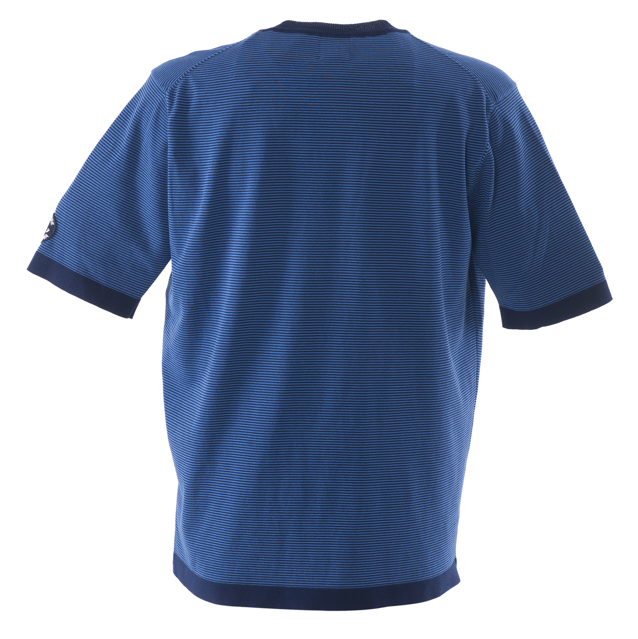 ニット半袖Tシャツ 細いボーダー 23132510