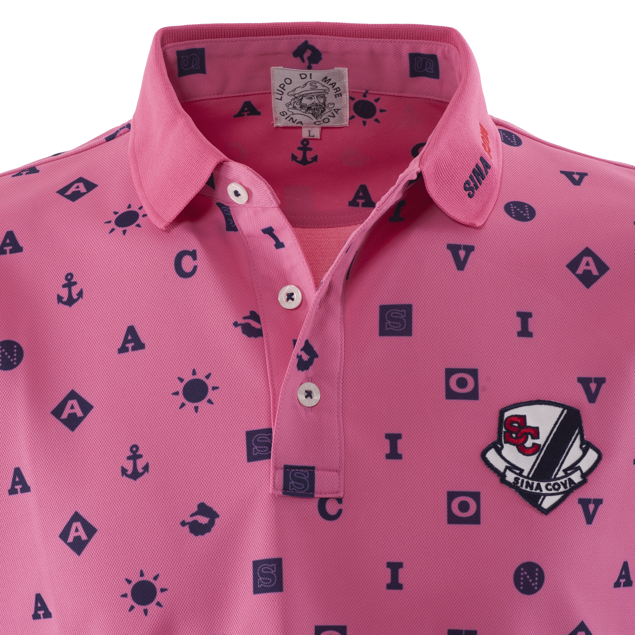 半袖プリントポロシャツ 機能素材 スポーツ 23150530