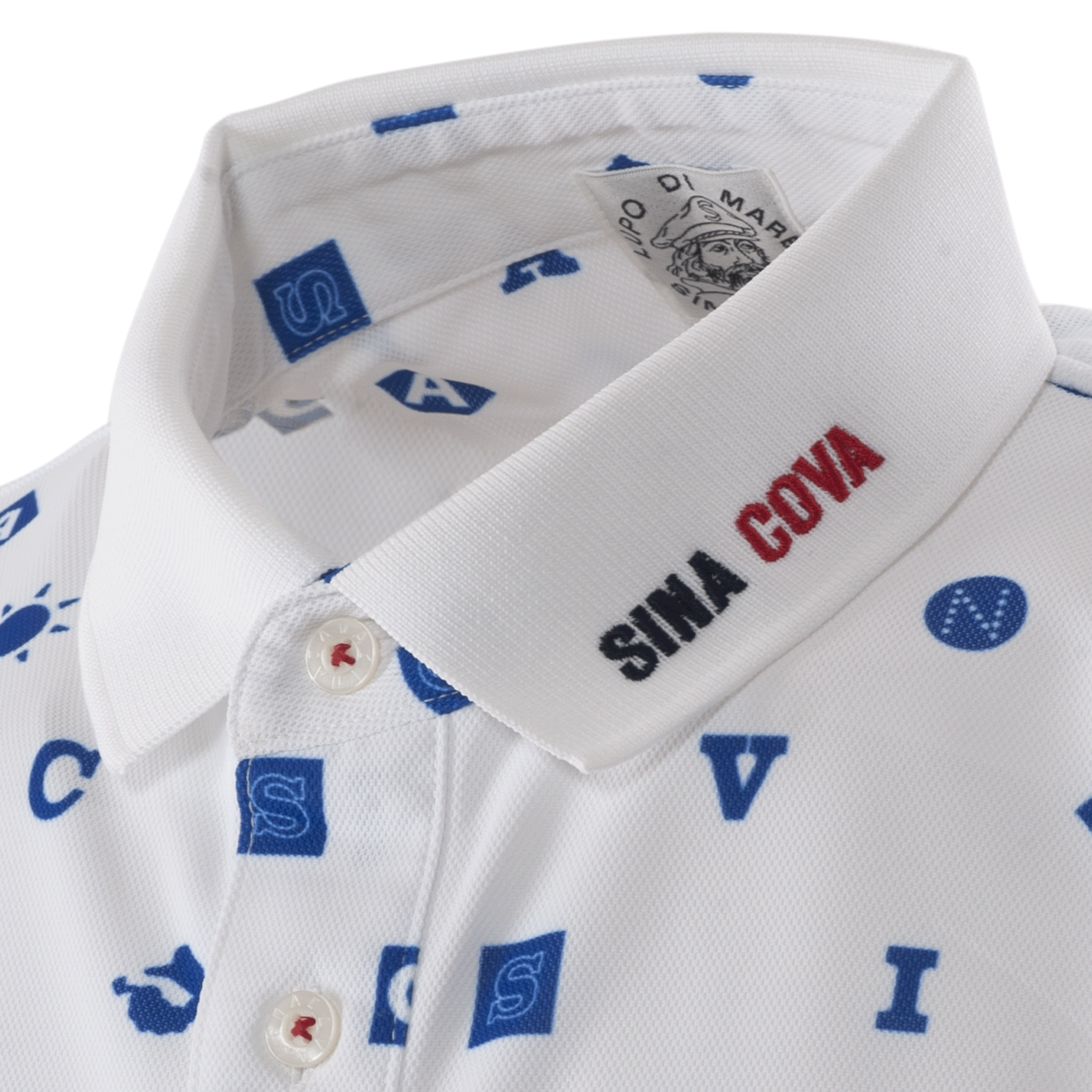 【公式】シナコバ(SINA COVA)半袖プリントポロシャツ 機能素材 スポーツ 23150530