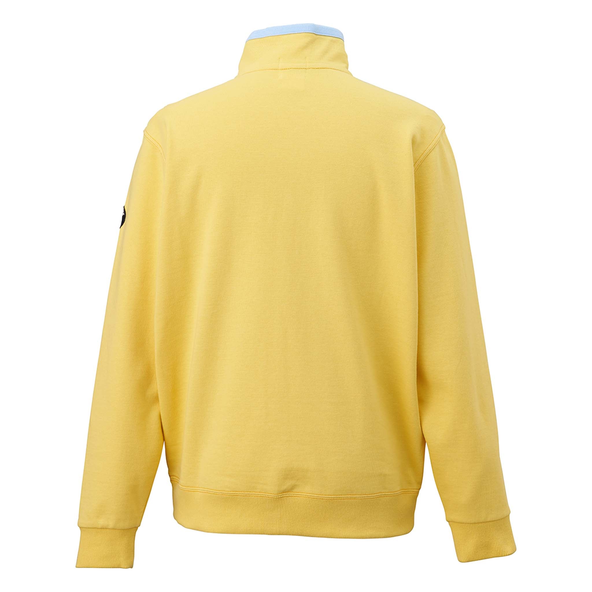【公式】シナコバ (SINA COVA) ハーフジップトレーナー 22110010 イエローの背面