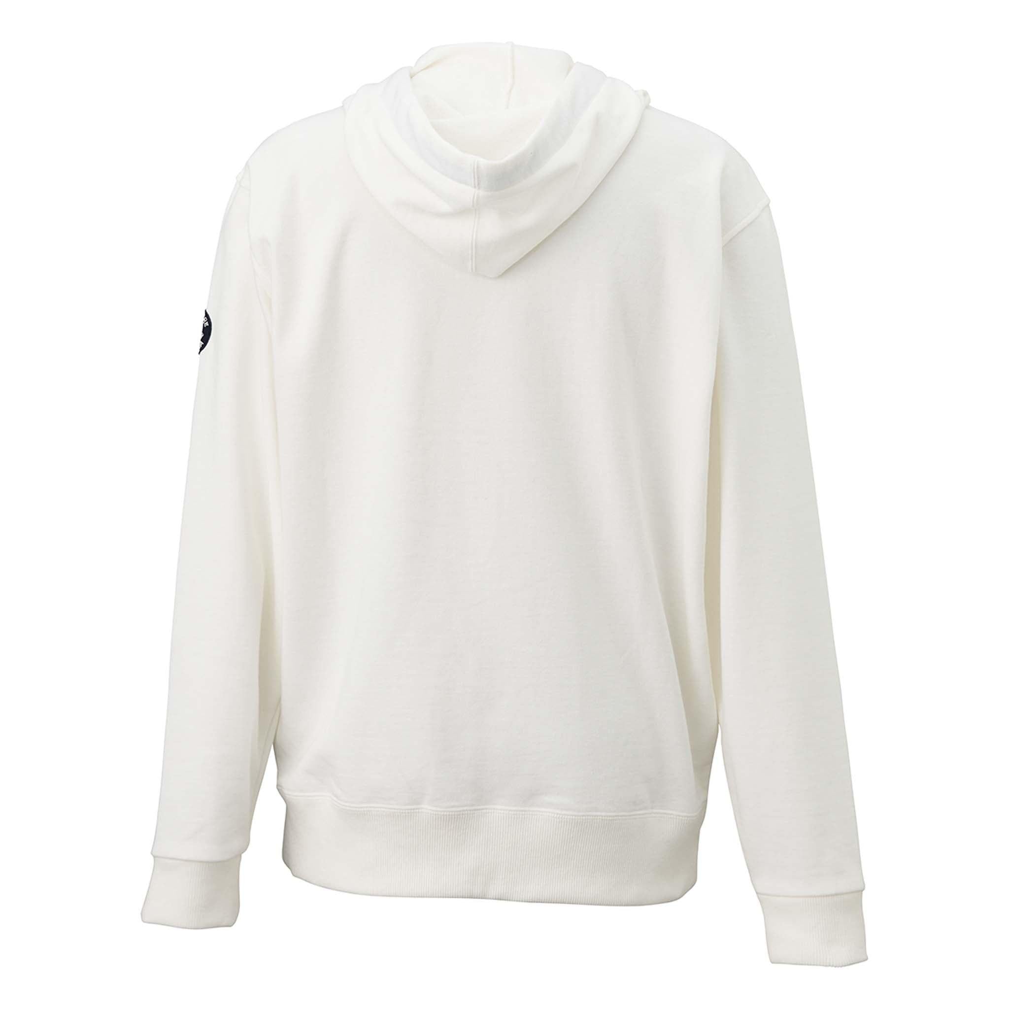 【公式】シナコバ (SINA COVA) ZIPUPパーカー 22123010 ホワイトの背面