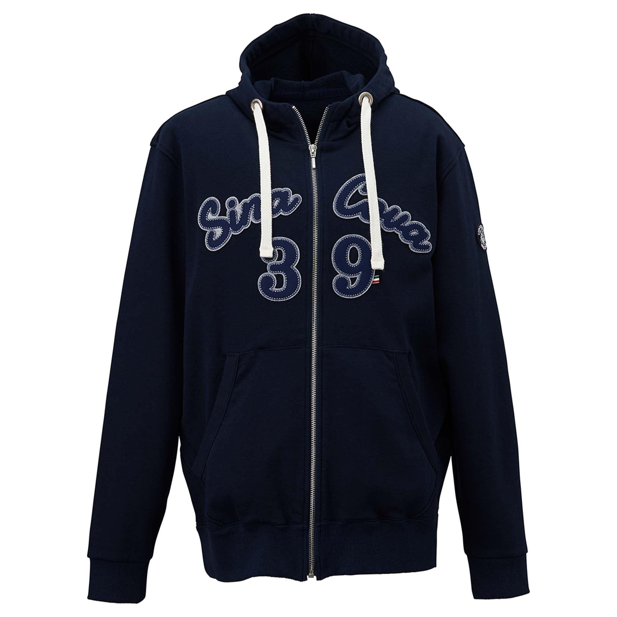 【公式】シナコバ (SINA COVA) ZIPUPパーカー 22123010 ネイビーの正面